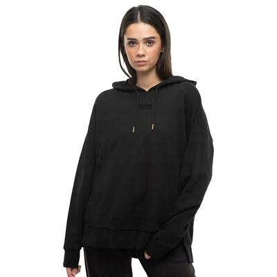 Dames haar tr hoodie (roze)