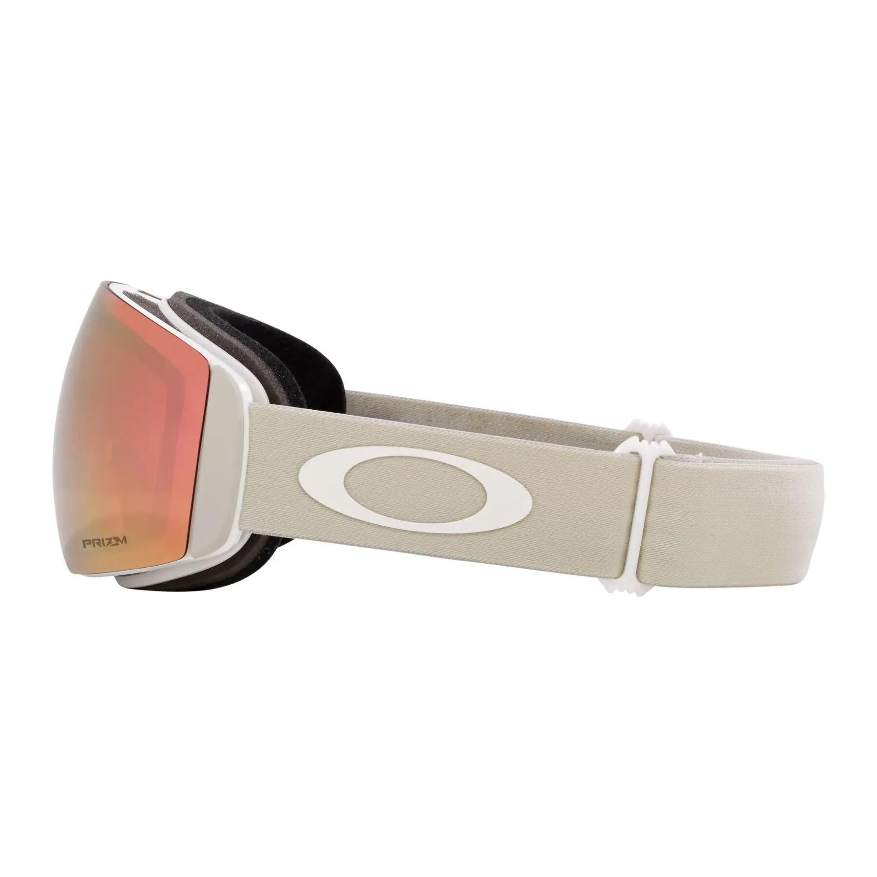 Oakley Flight Deck M Skibril Matte Cool Grey/ Prizm Rose Gold Iridium 3/4