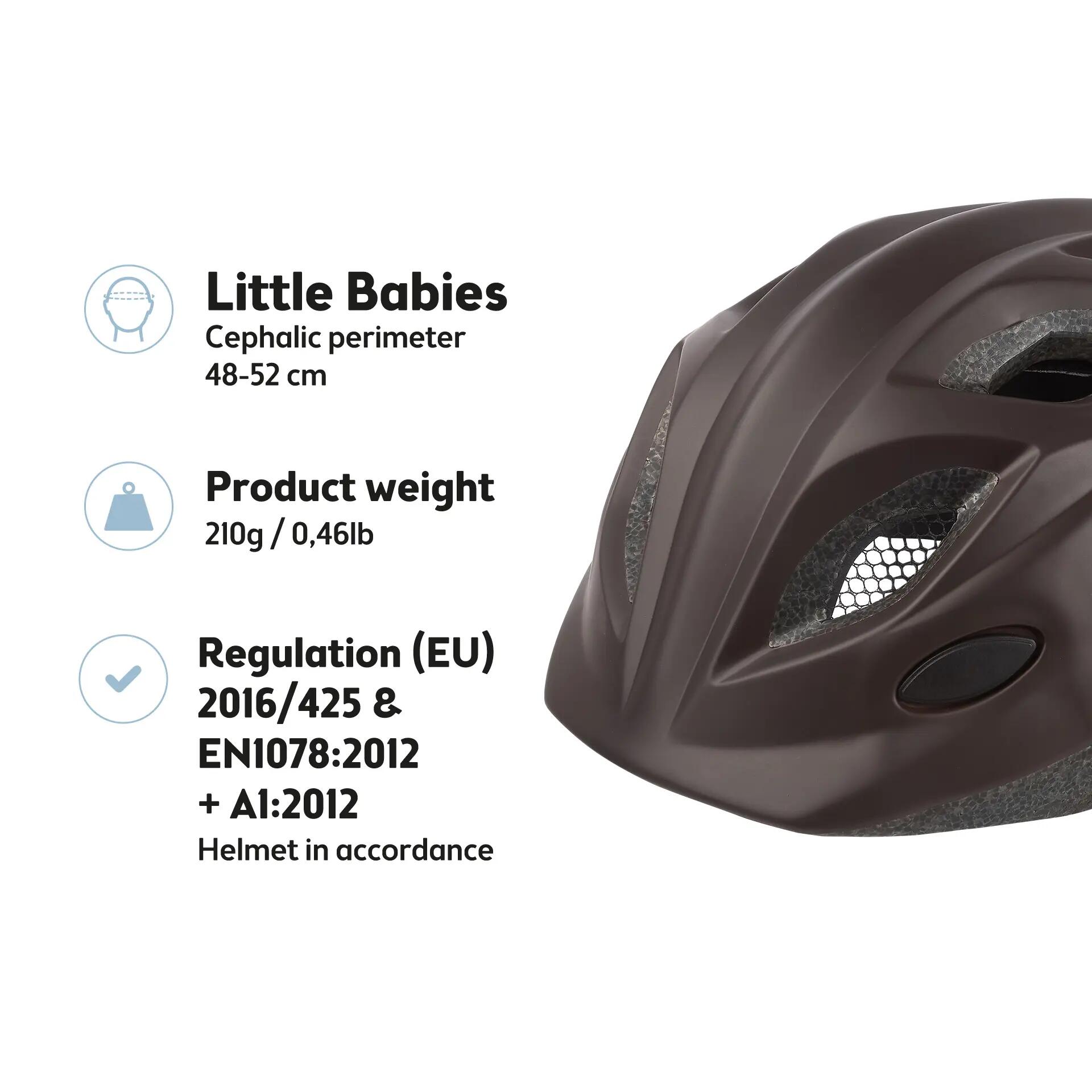 Casque Bobike One Plus Coffee Brown Taille XS 48-52 3/6