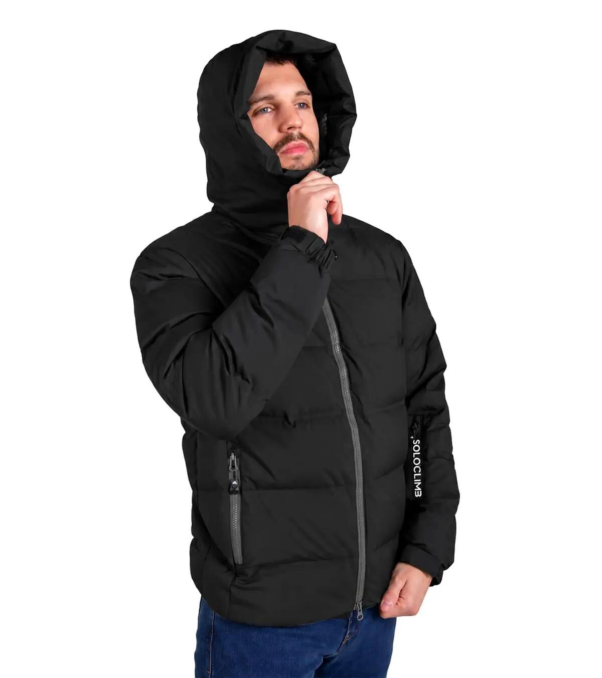 Chaqueta Térmica de Plumas 850 cuins Wendigo Impermeable Unisex Negro 4/5