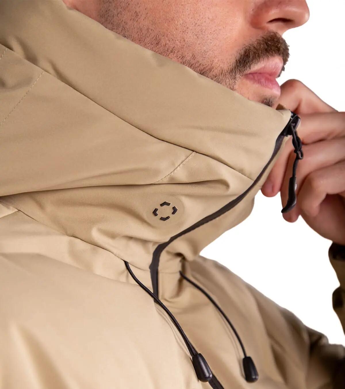 Chaqueta Térmica de Plumas 850 cuins Wendigo Impermeable Unisex Beige 4/5