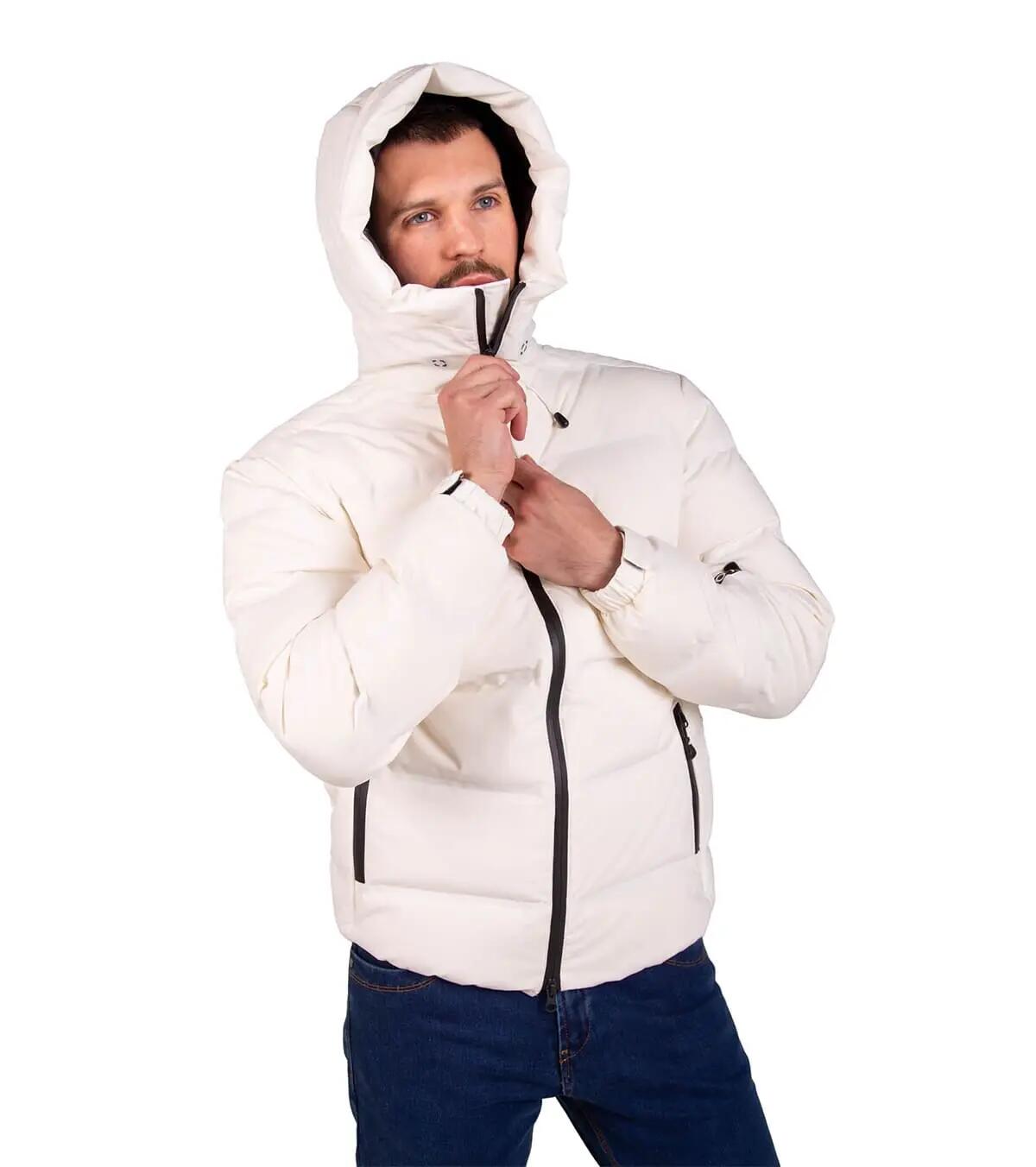 Chaqueta Térmica de Plumas 850 cuins Wendigo Impermeable Unisex Blanco 2/5