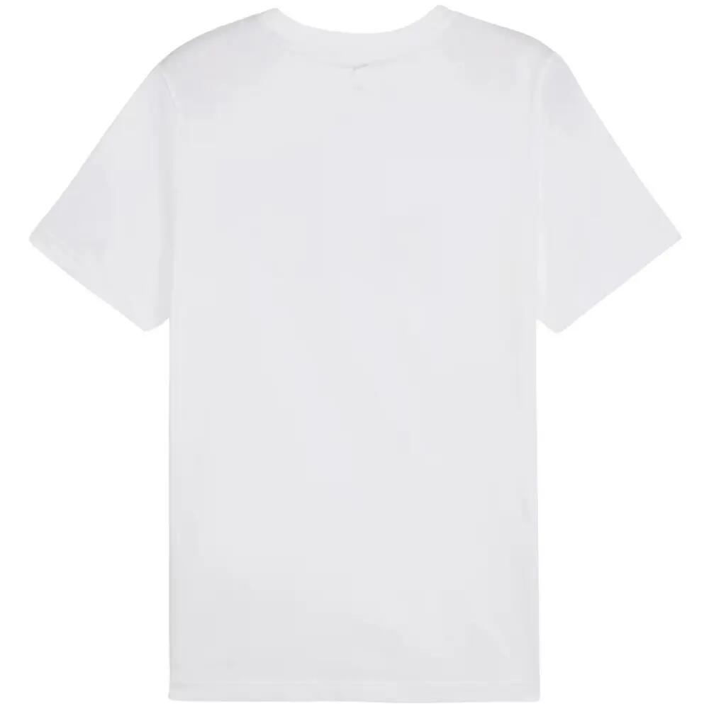 Camiseta ESS No.1 Logotipo para Hombre Blanco 3/5