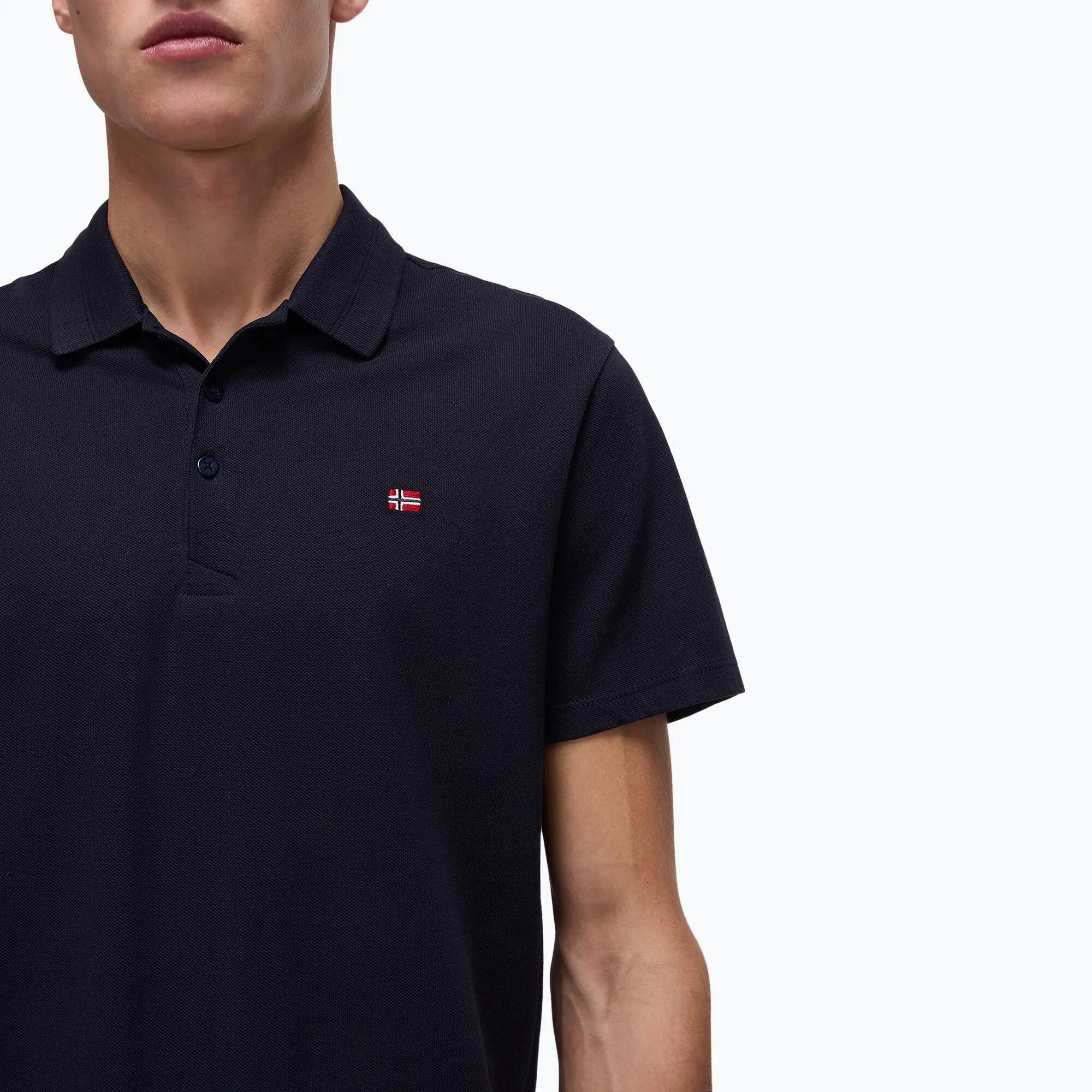 short-sleeved polo shirt EALIS SS SUM BLUE 3/5