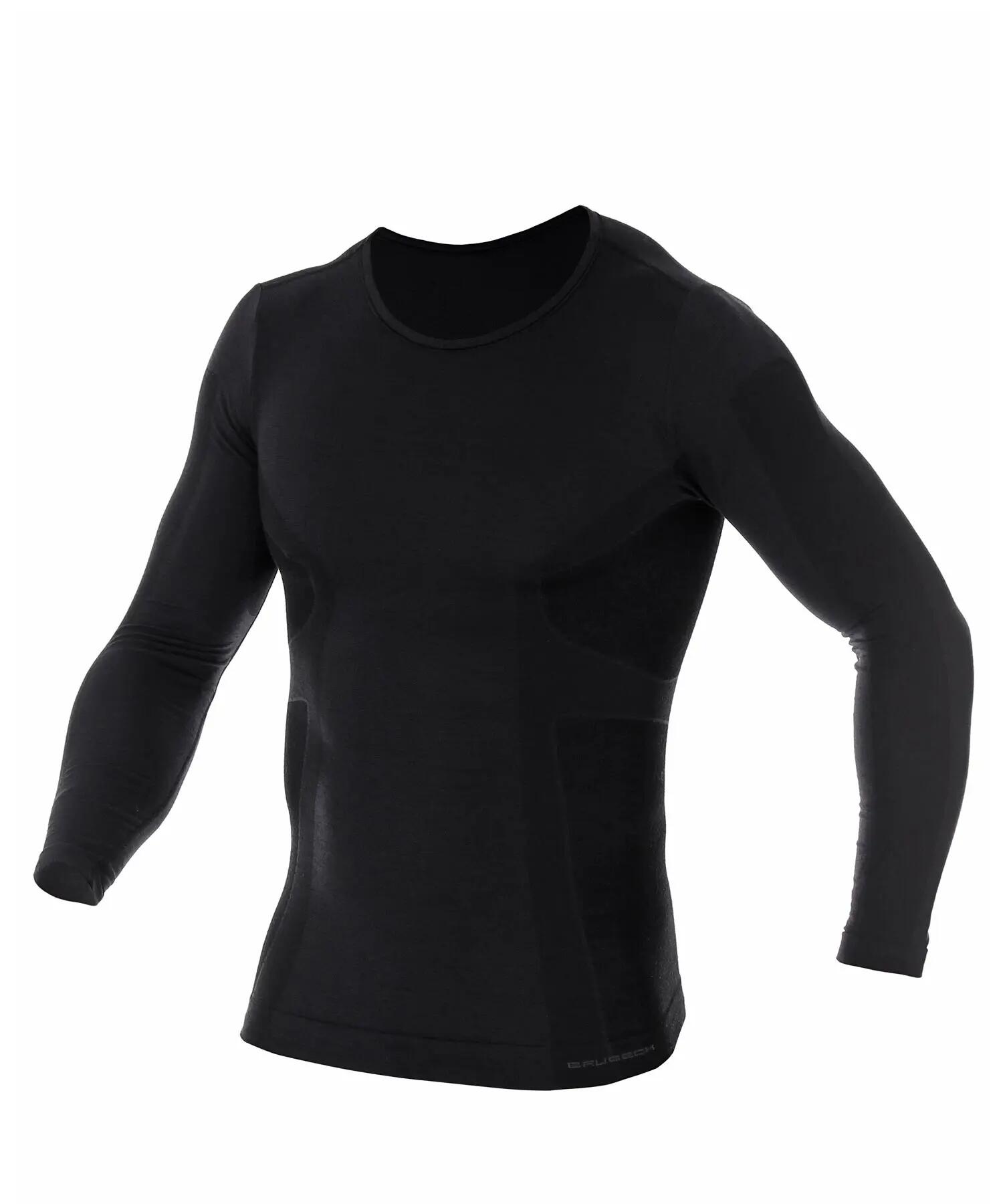 Koszulka męska z długim rękawem Brubeck COMFORT WOOL 3/7