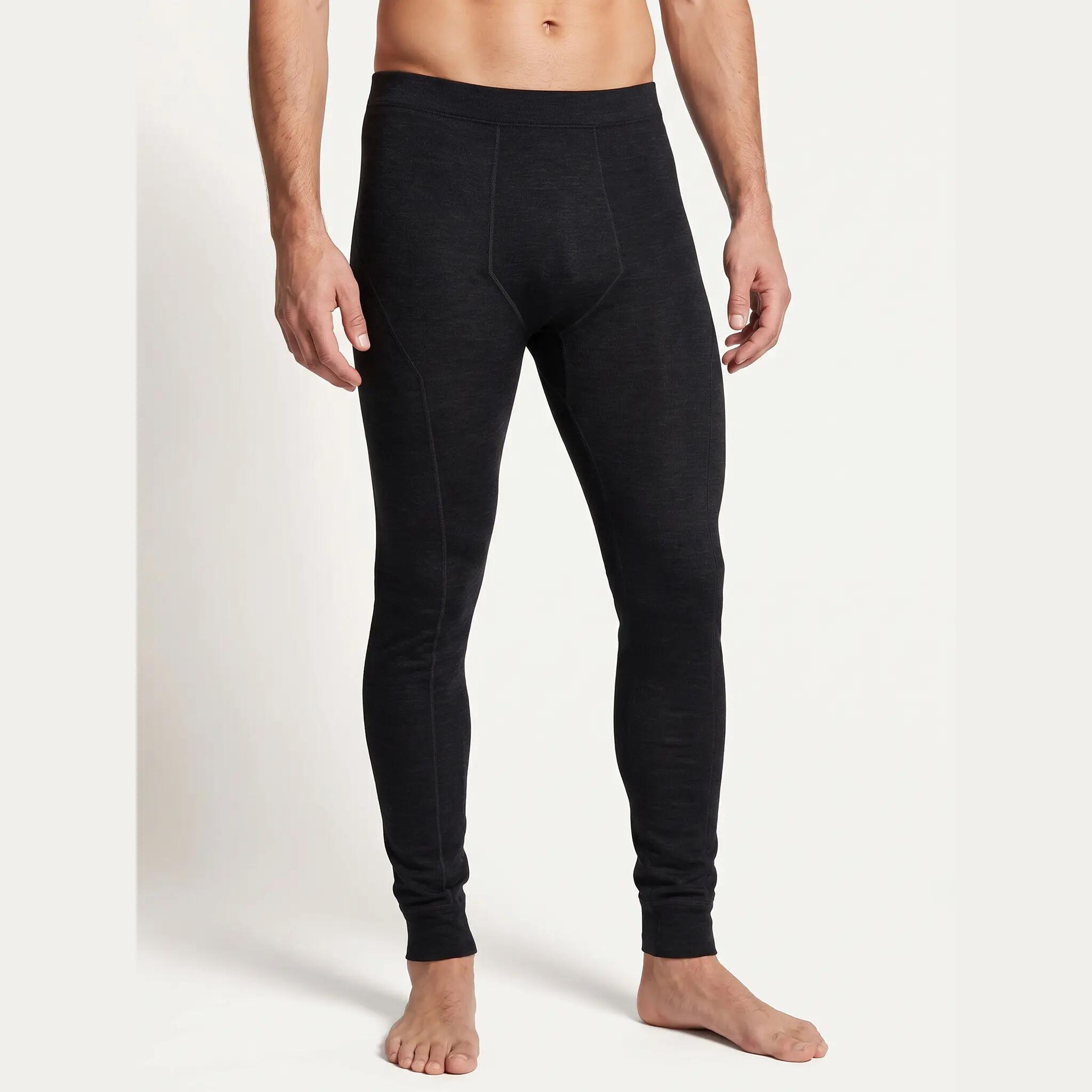 Herren Skiunterwäsche Funktionshose lang Merinowolle seamless atmungsaktiv 3/5