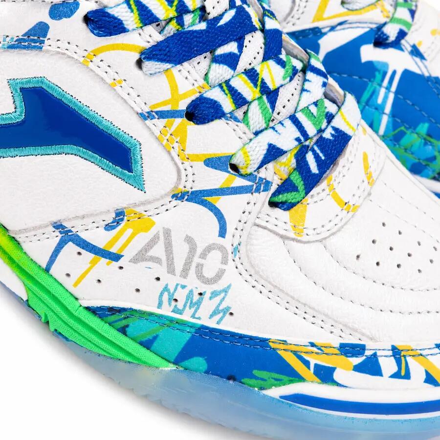 Sapatilhas Futsal Adulto Joma Top Flex Rebound 26 IN Branco 7/12