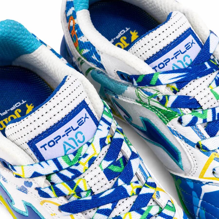 Sapatilhas Futsal Adulto Joma Top Flex Rebound 26 IN Branco 6/12