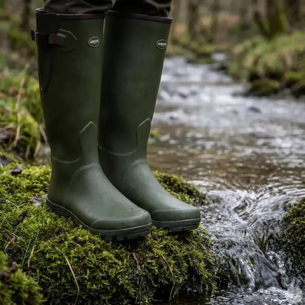 Bottes Arxus Pioneer vertes en caoutchouc naturel 6/9