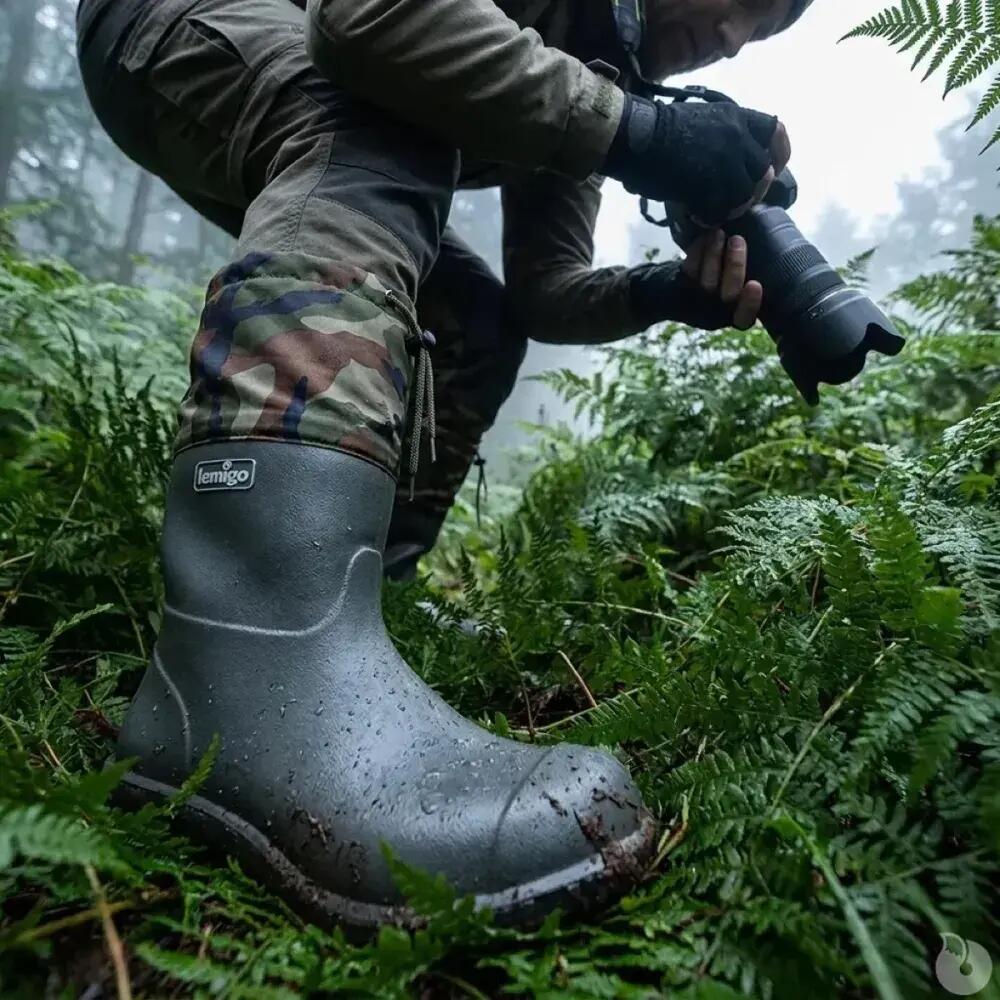 Bottes Lemigo Filcak 802 EVA et feutre noir/camo du 41 au 47 7/9