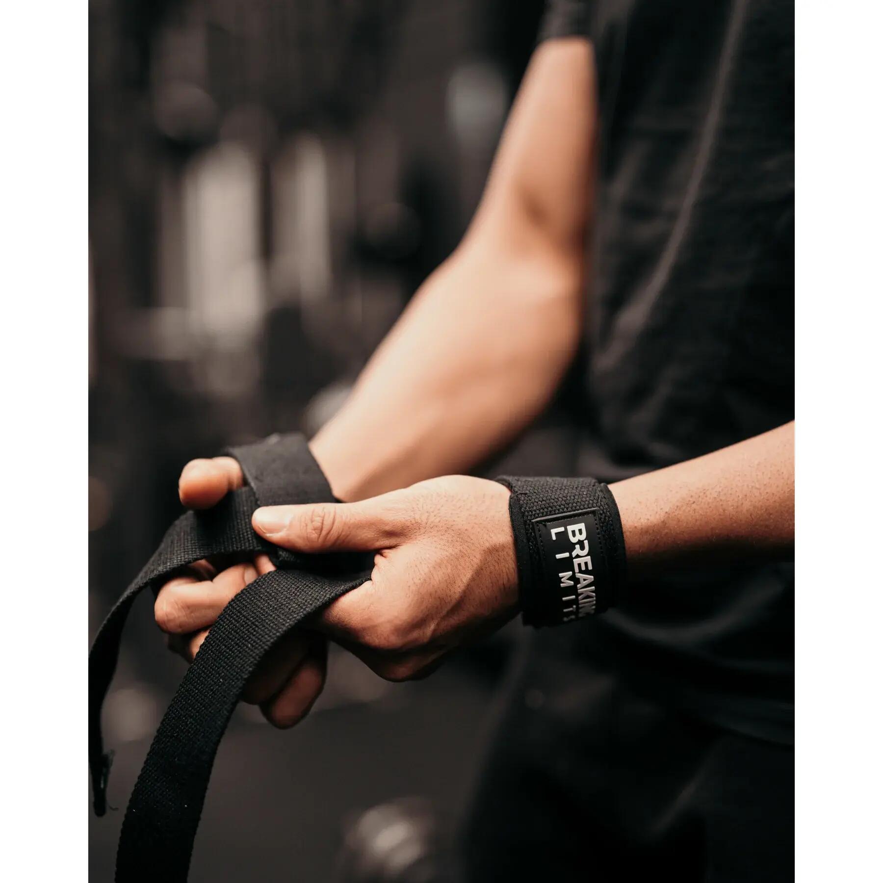 Lifting Straps - Lifting Grips/Hooks - Deadlift Straps - Zwart 5/7