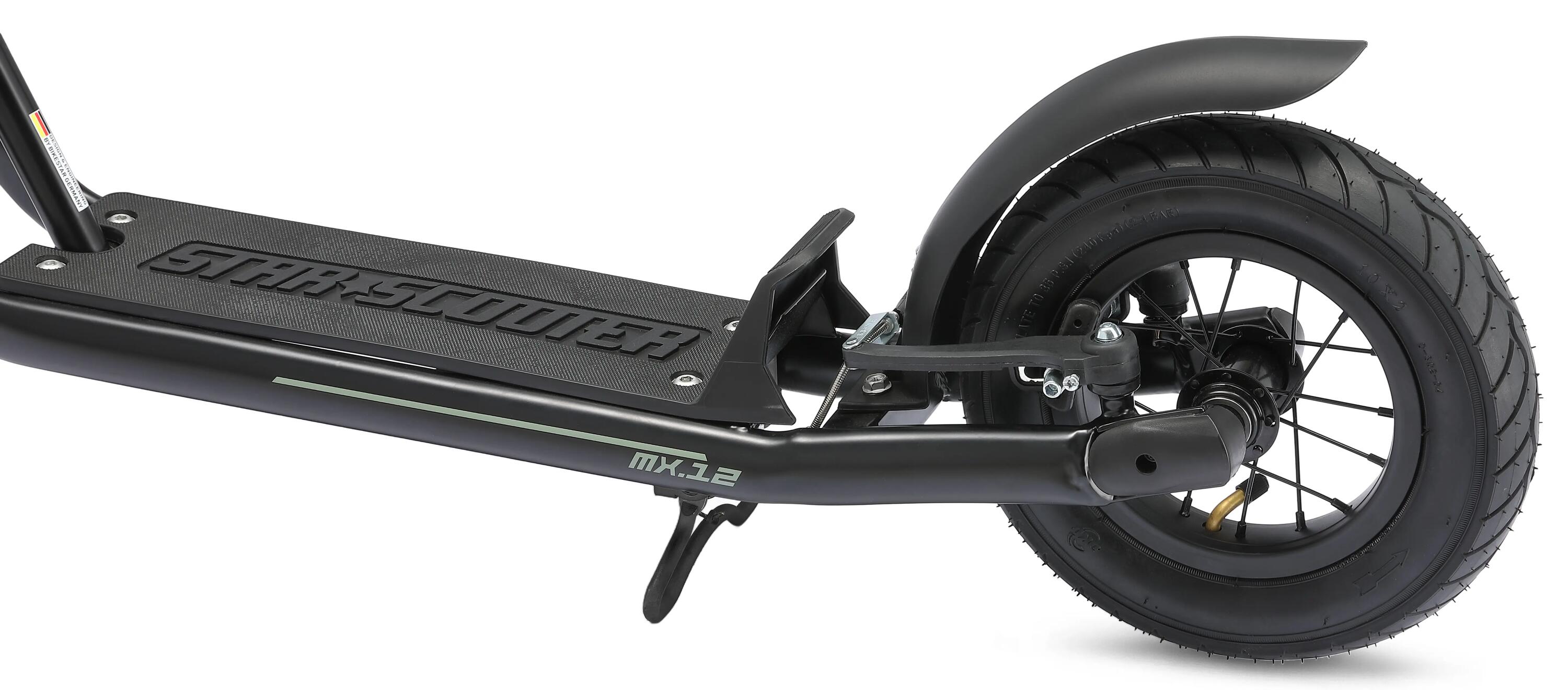 Trottinette grandes roues 12", pour enfants de 8 ans, pneus gonflables, Mixed 8/9