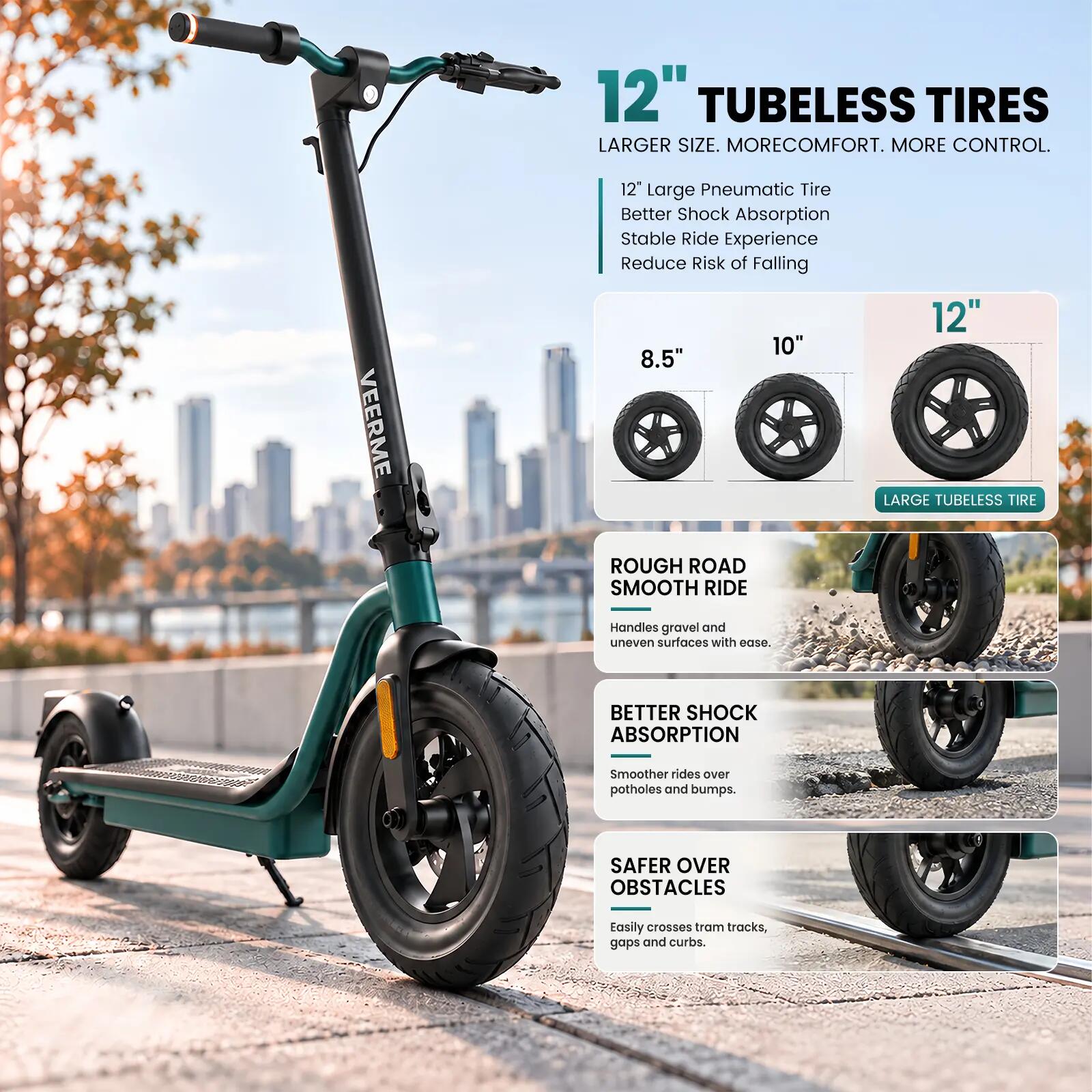 120a PRO Trottinette Électrique Pliable Adulte 800W 12" 540Wh 60km Gar 5 ans 3/8