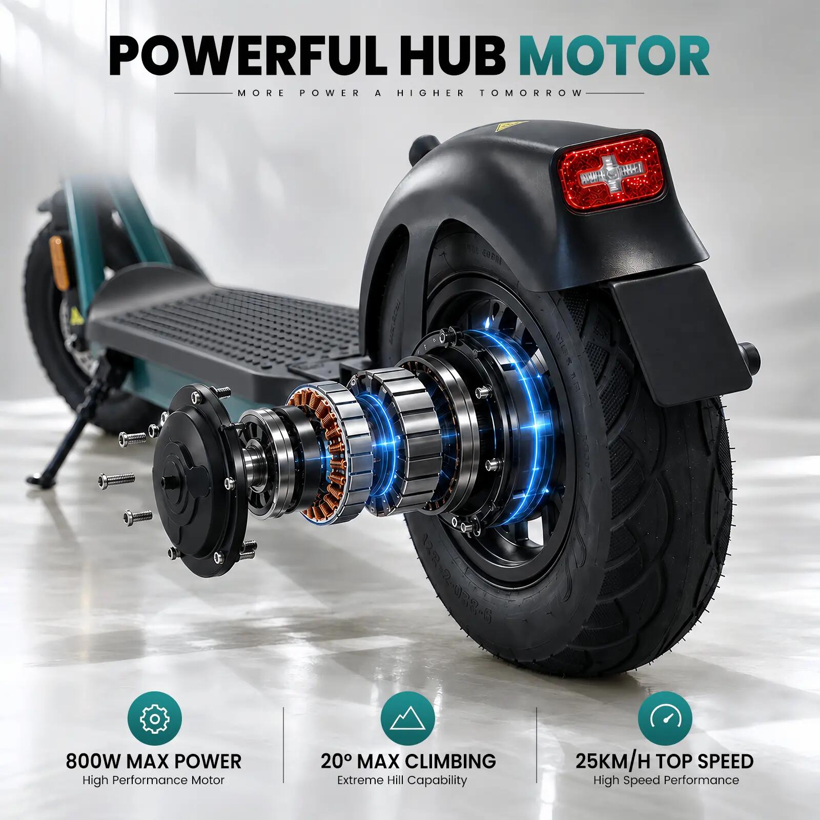 120a PRO Trottinette Électrique Pliable Adulte 800W 12" 540Wh 60km Gar 5 ans 2/8