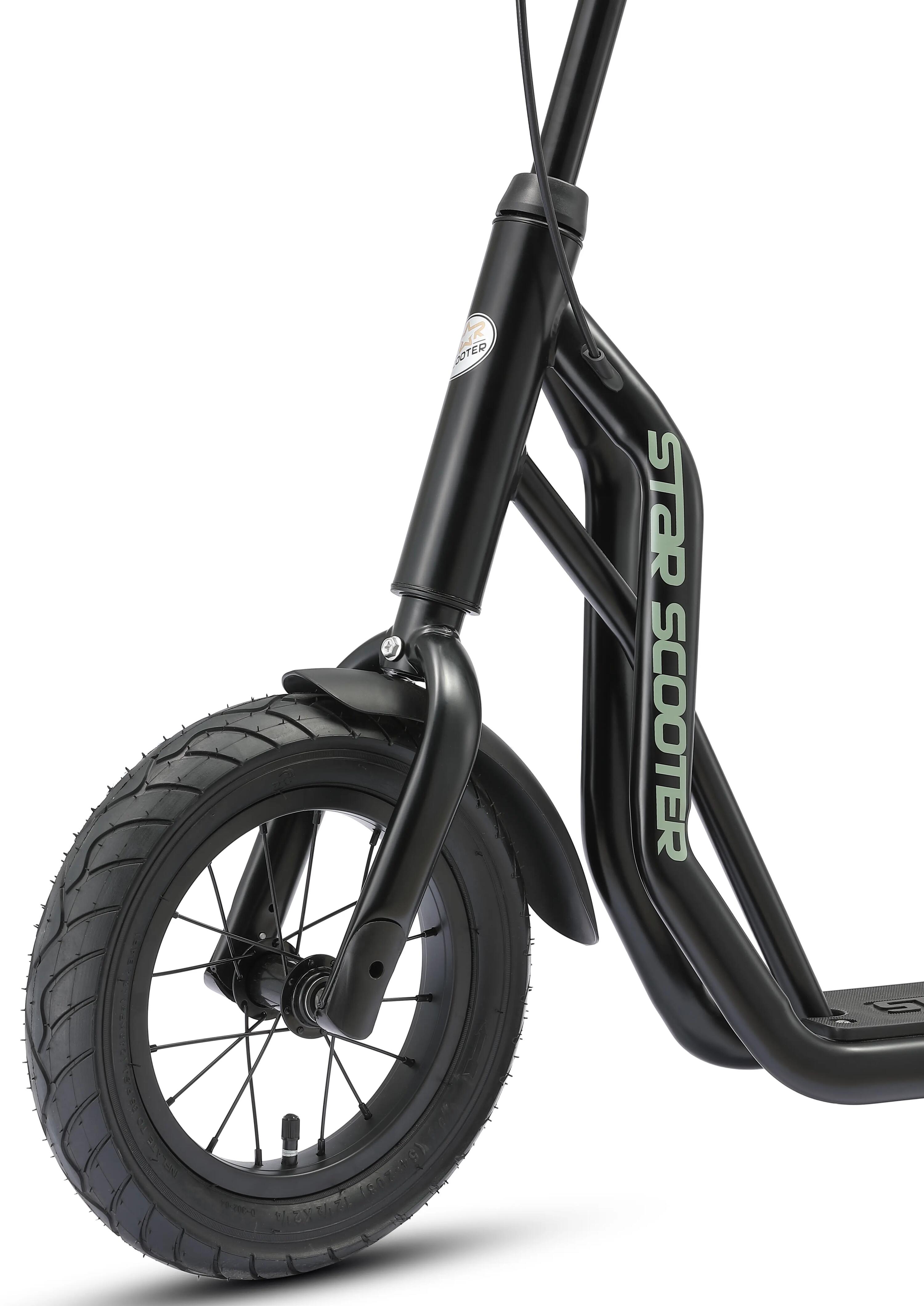 Trottinette grandes roues 12", pour enfants de 8 ans, pneus gonflables, Mixed 6/9