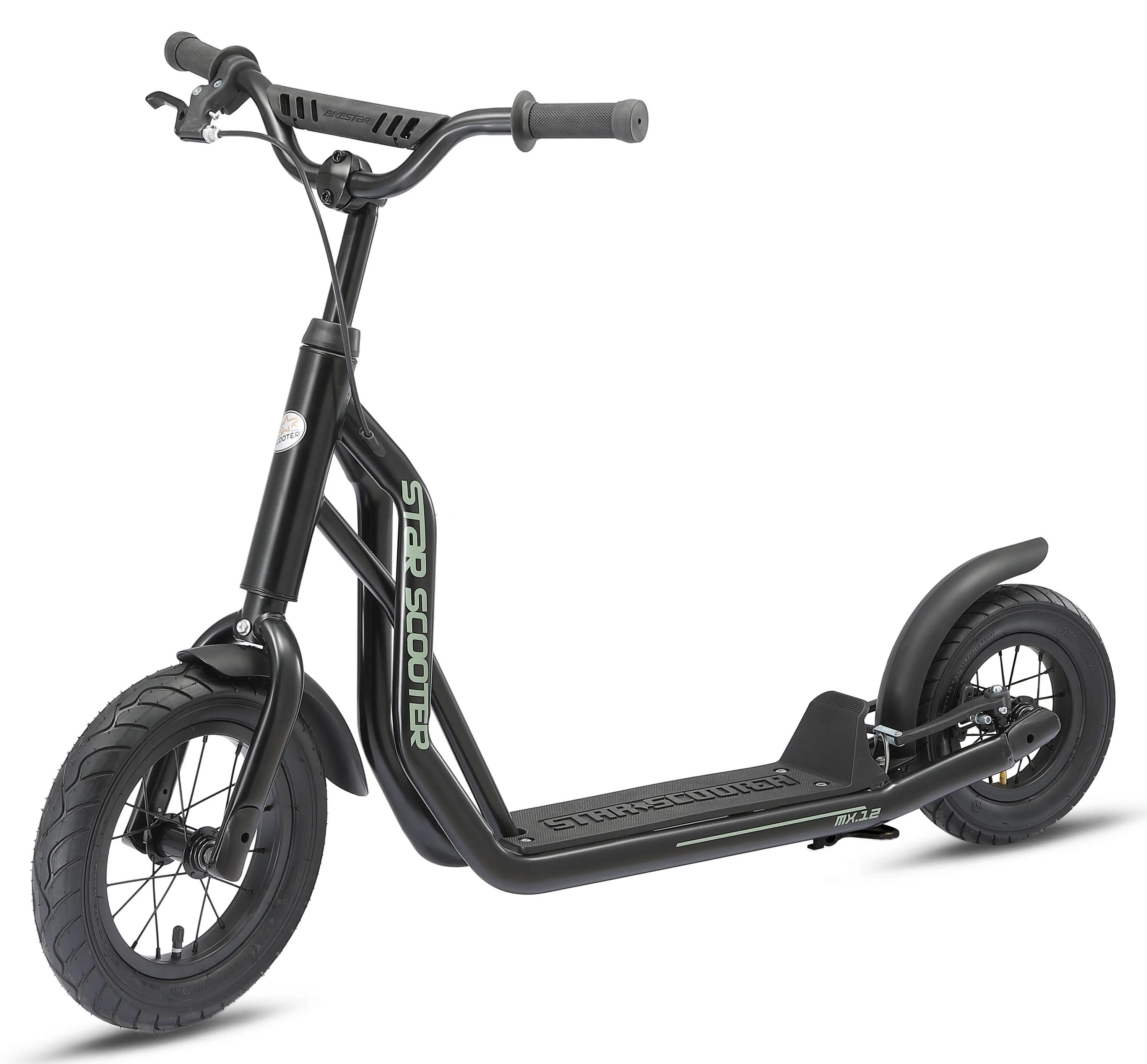 Trottinette grandes roues 12", pour enfants de 8 ans, pneus gonflables, Mixed 4/9