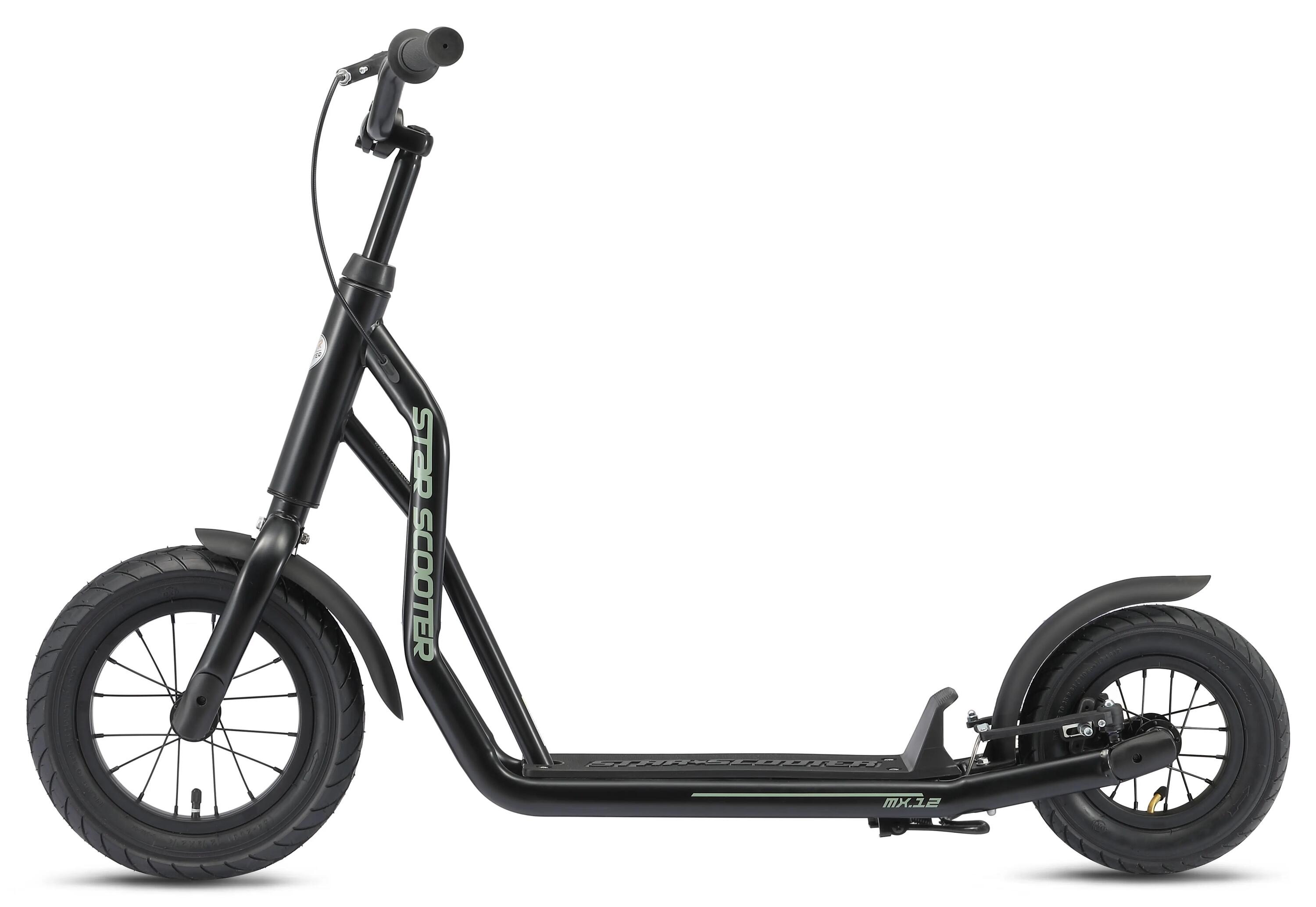 Trottinette grandes roues 12", pour enfants de 8 ans, pneus gonflables, Mixed 3/9
