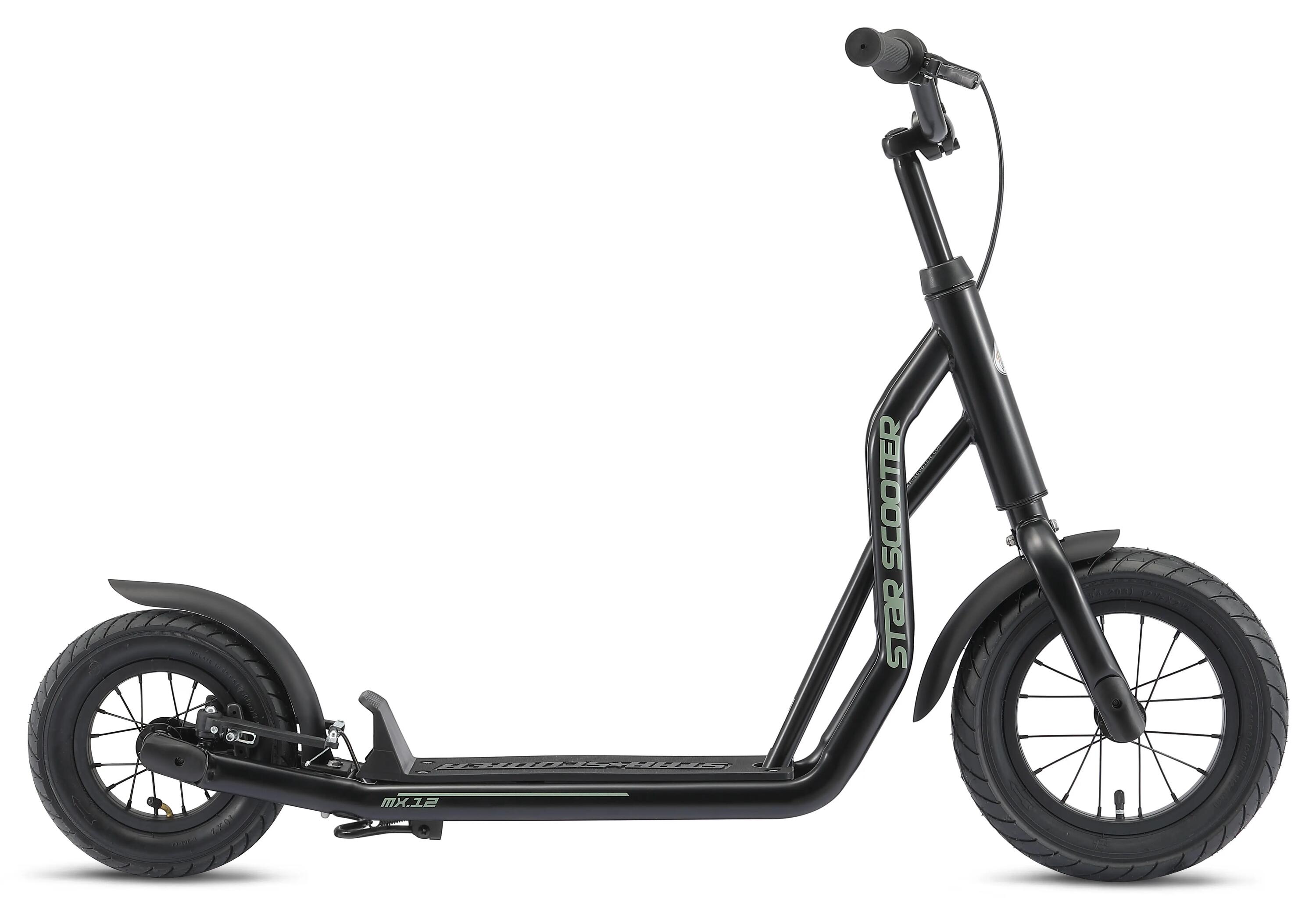 Trottinette grandes roues 12", pour enfants de 8 ans, pneus gonflables, Mixed 2/9