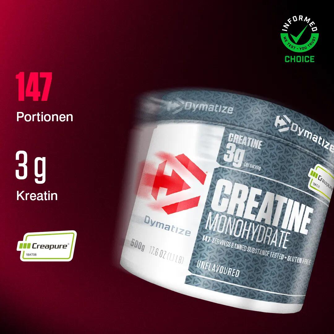 Kreatin Creatine Monohydrate Pulver CREAPURE geschmacksneutral 500 g 2/7
