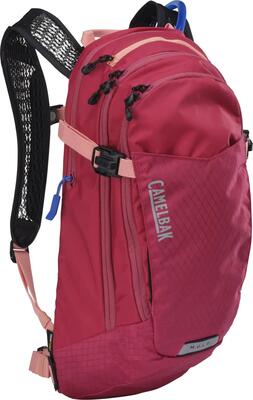 Zaino idratante Camelbak M.U.L.E. 12 L + sacca per l'acqua da 3 L Rosso Donna