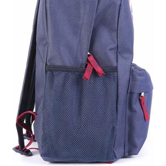 Mochila Infantil Avengers con Bolsillo Frontal y Portabotellas Azul 2/6