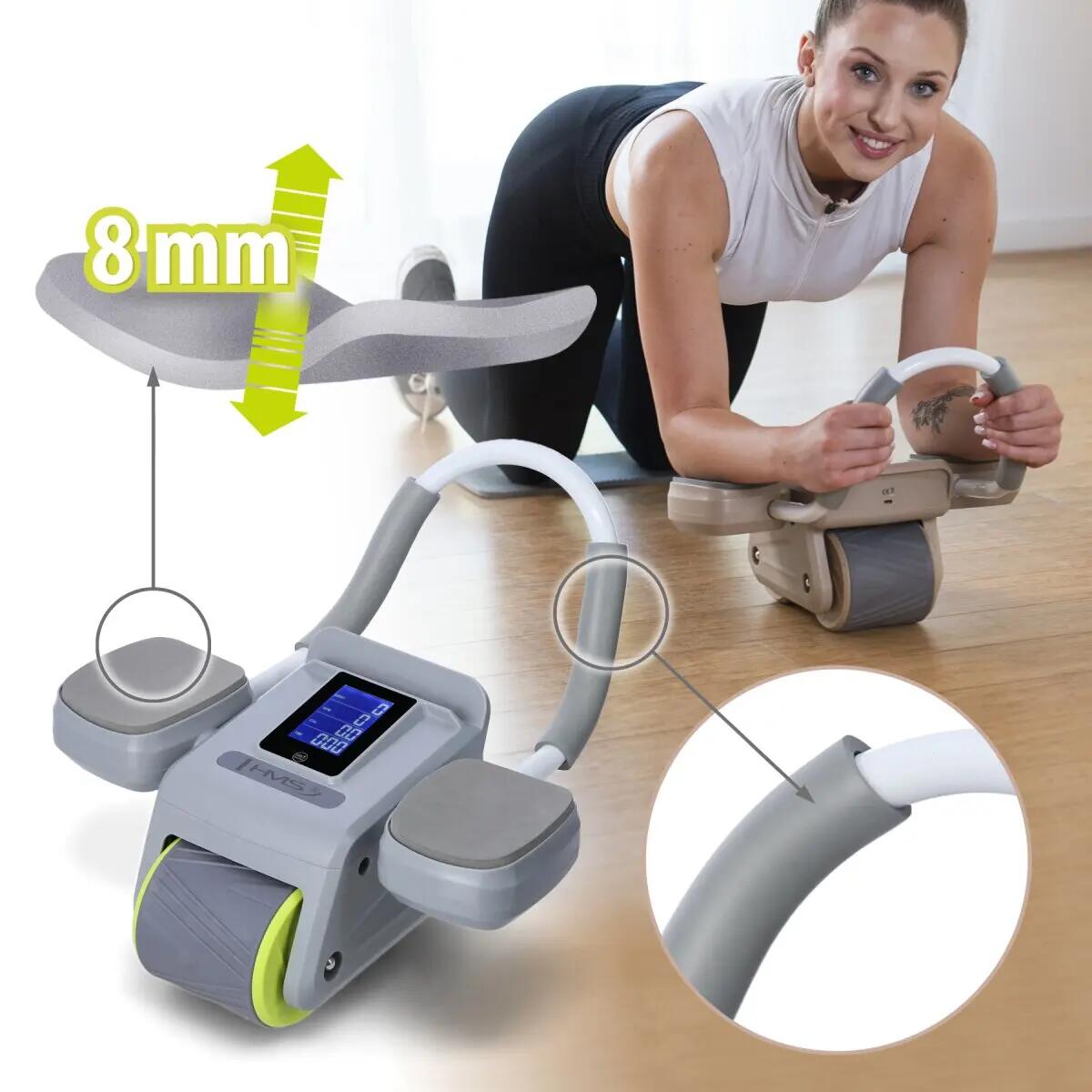 Roue ABS Roue automatique pour exercices abdominaux avec support KA08 Hms 8/15