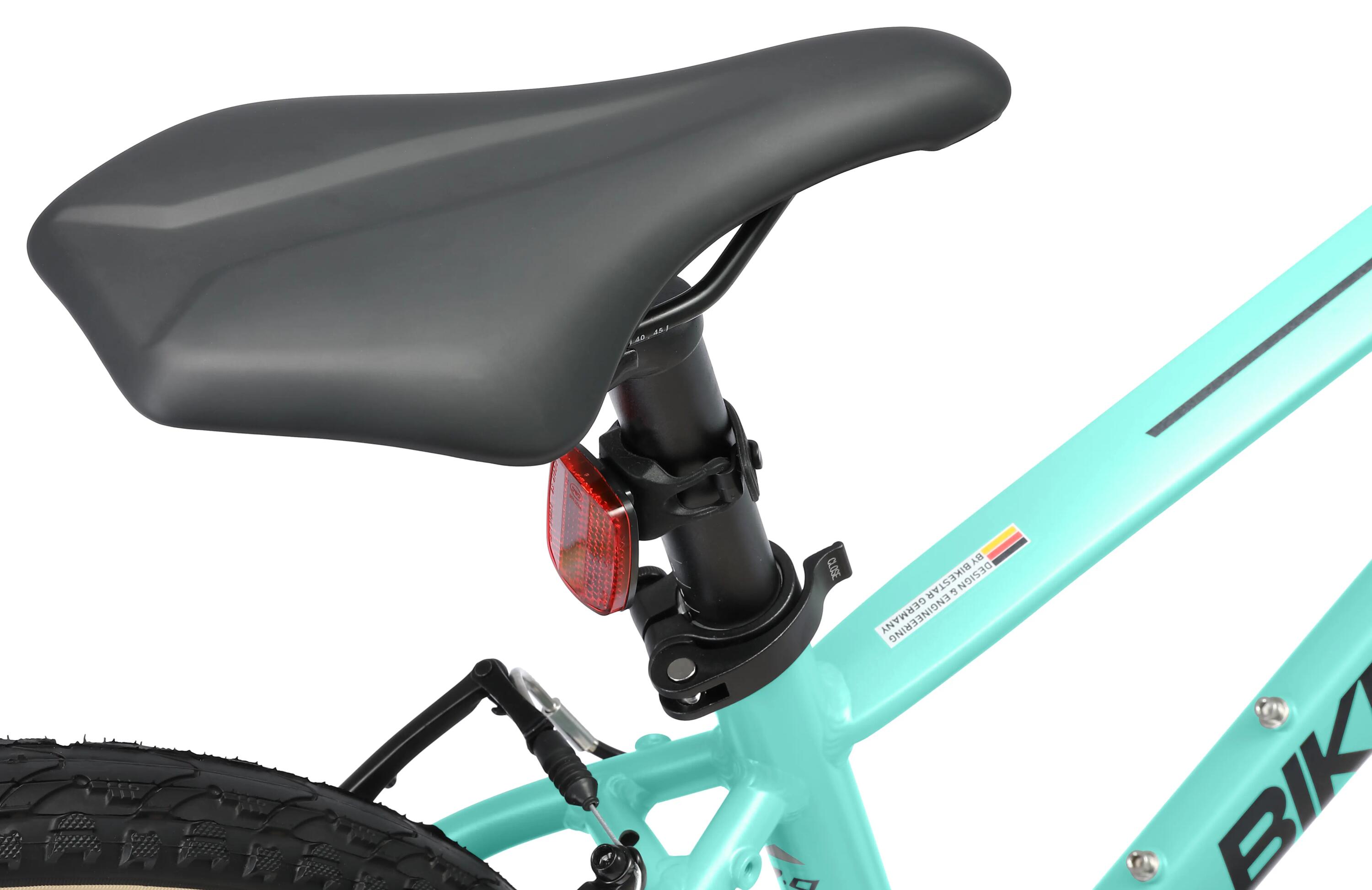 Vélo de ville 24" pour enfants 9 ans, VTC en aluminium léger 9 kg, 8 vitesses 7/11