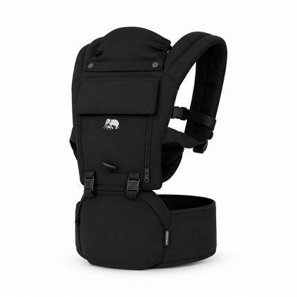 Porte-bébé ergonomique Pack Luxe - Porte-bébé confortable - Noir