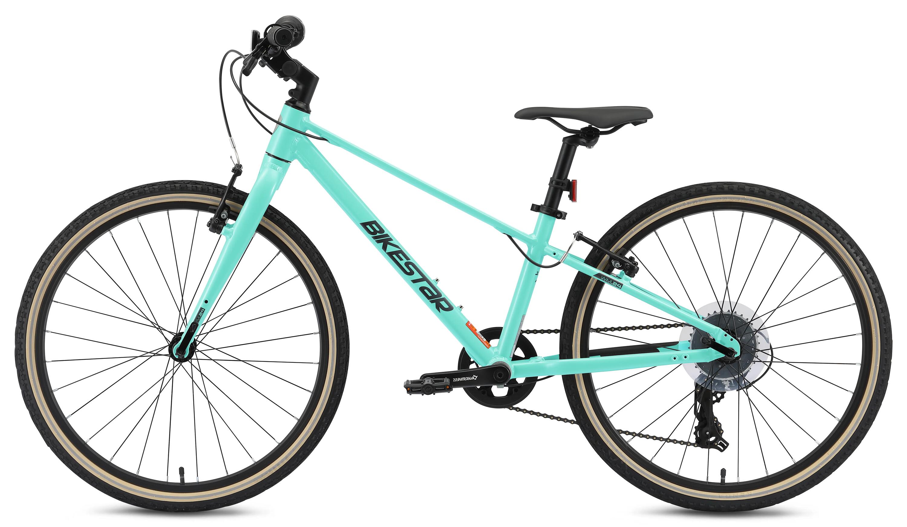 Vélo de ville 24" pour enfants 9 ans, VTC en aluminium léger 9 kg, 8 vitesses 3/11