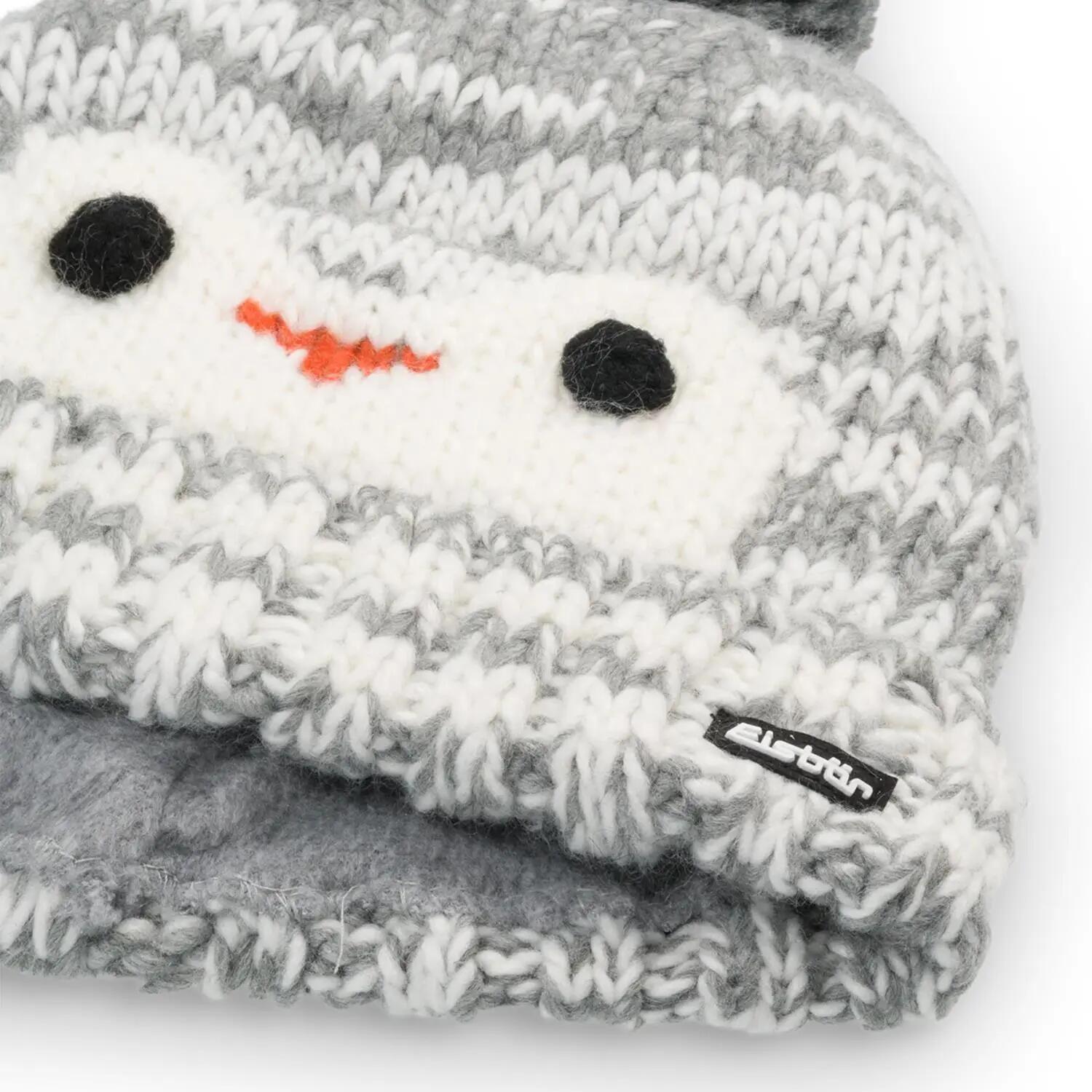 Mütze Rico Bommelmütze Kinder Wintermütze Fleece Pompon warm 2/4