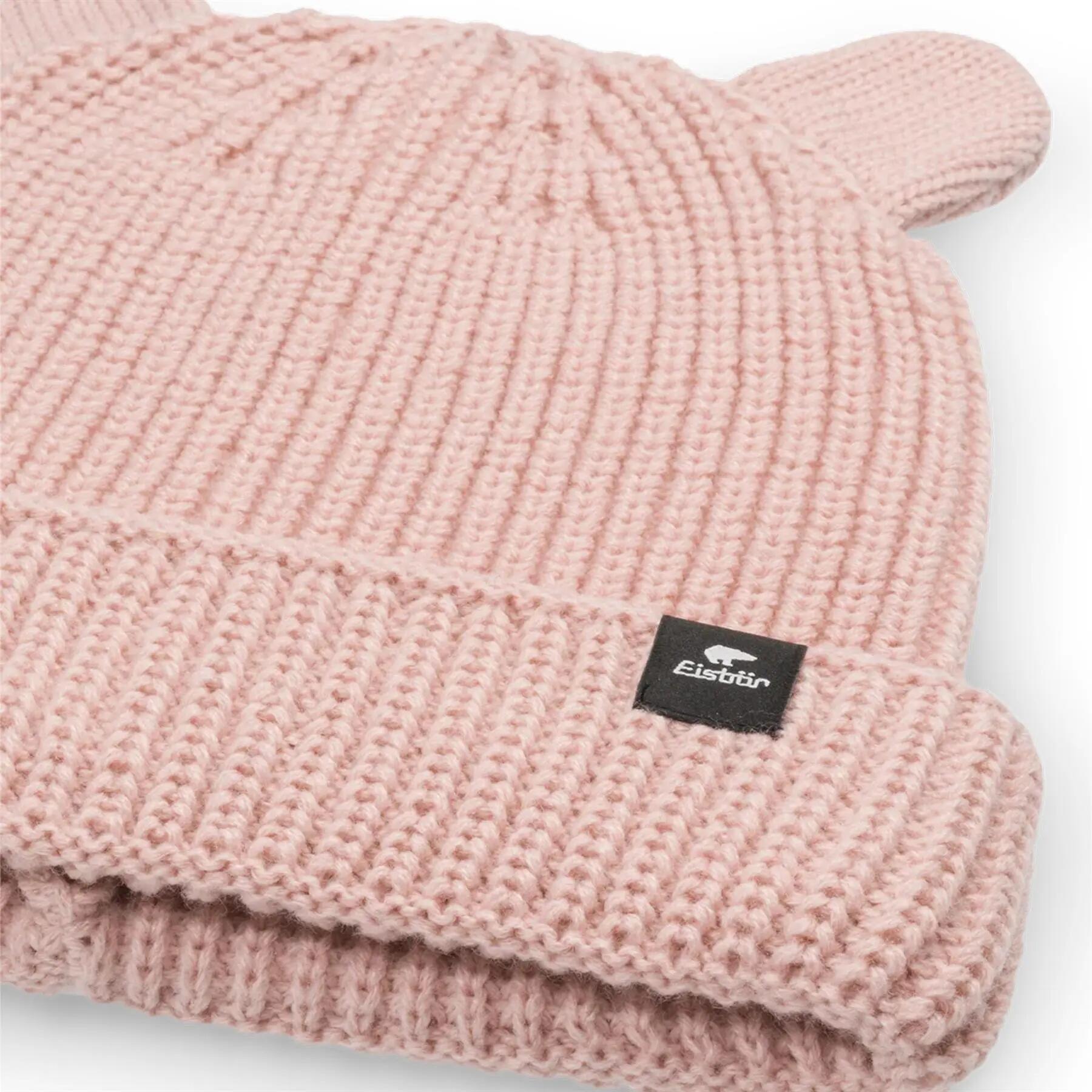 Cappello Leno berretto a maglia bambini beanie con risvolto morbido comodo 2/2