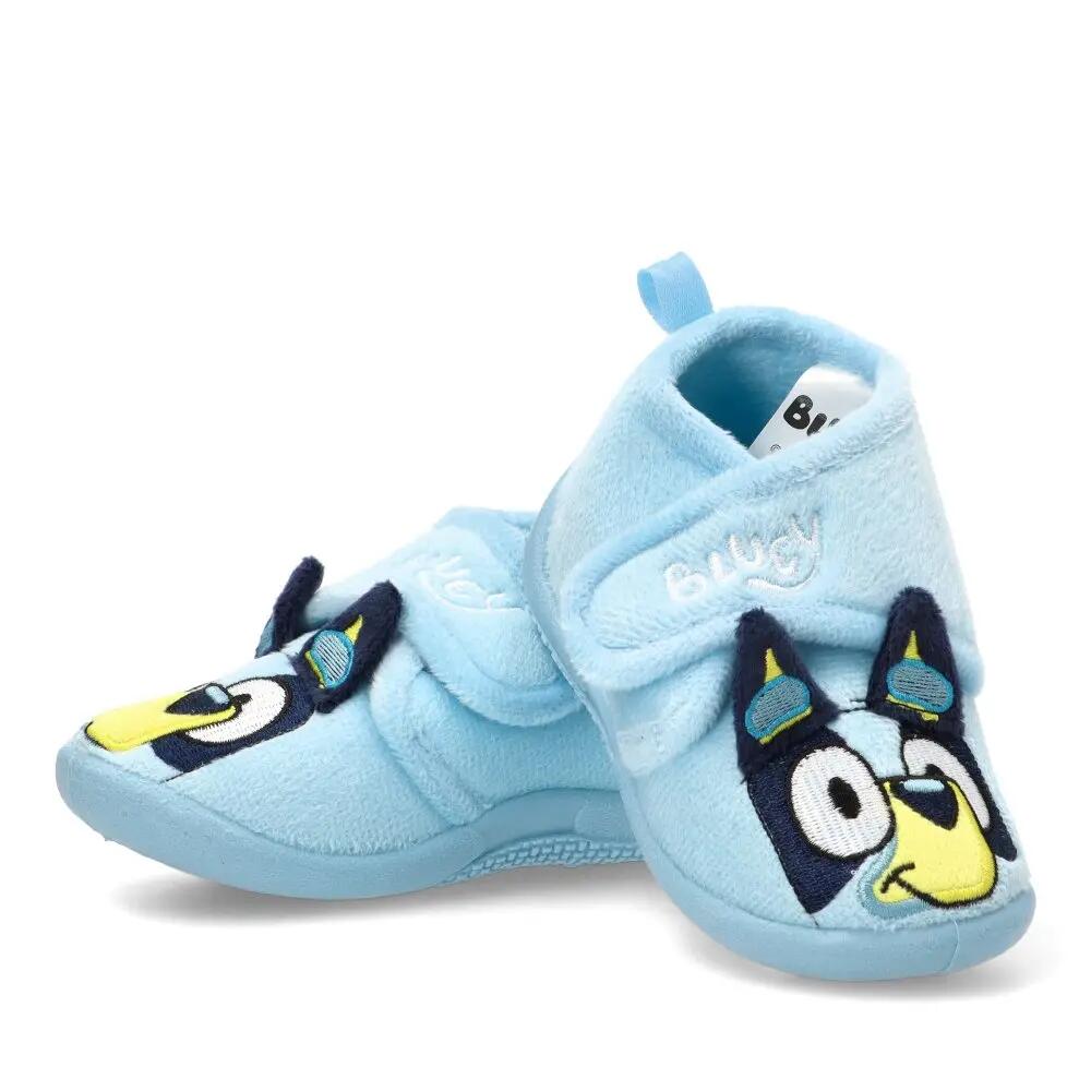 Zapatillas de Casa Media Bota Infantil Bluey con Aplicaciones 3D Azul 6/6