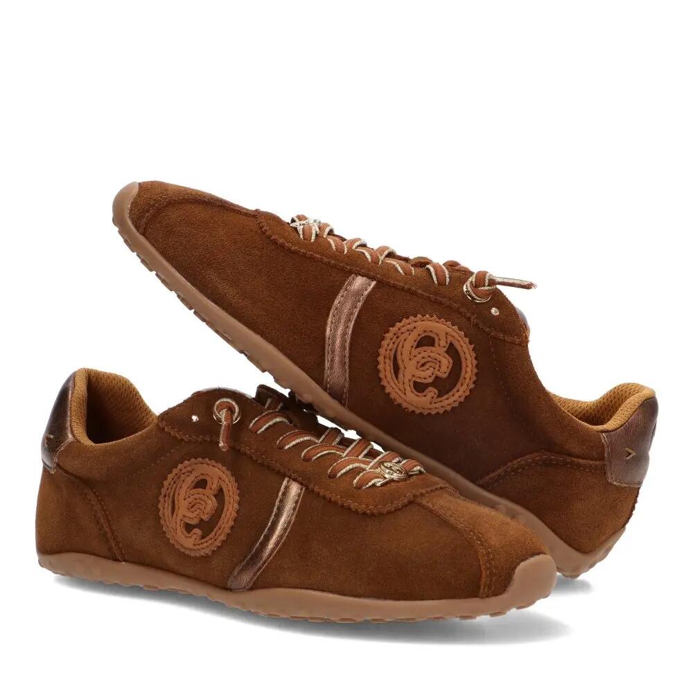 Deportivas Casual Mujer Suela Plana - Modelo 164383 Camel 5/6