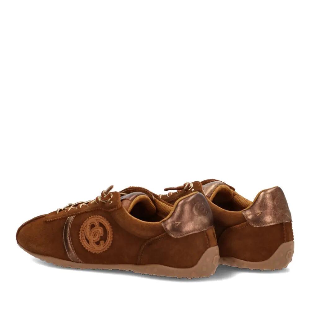 Deportivas Casual Mujer Suela Plana - Modelo 164383 Camel 4/6