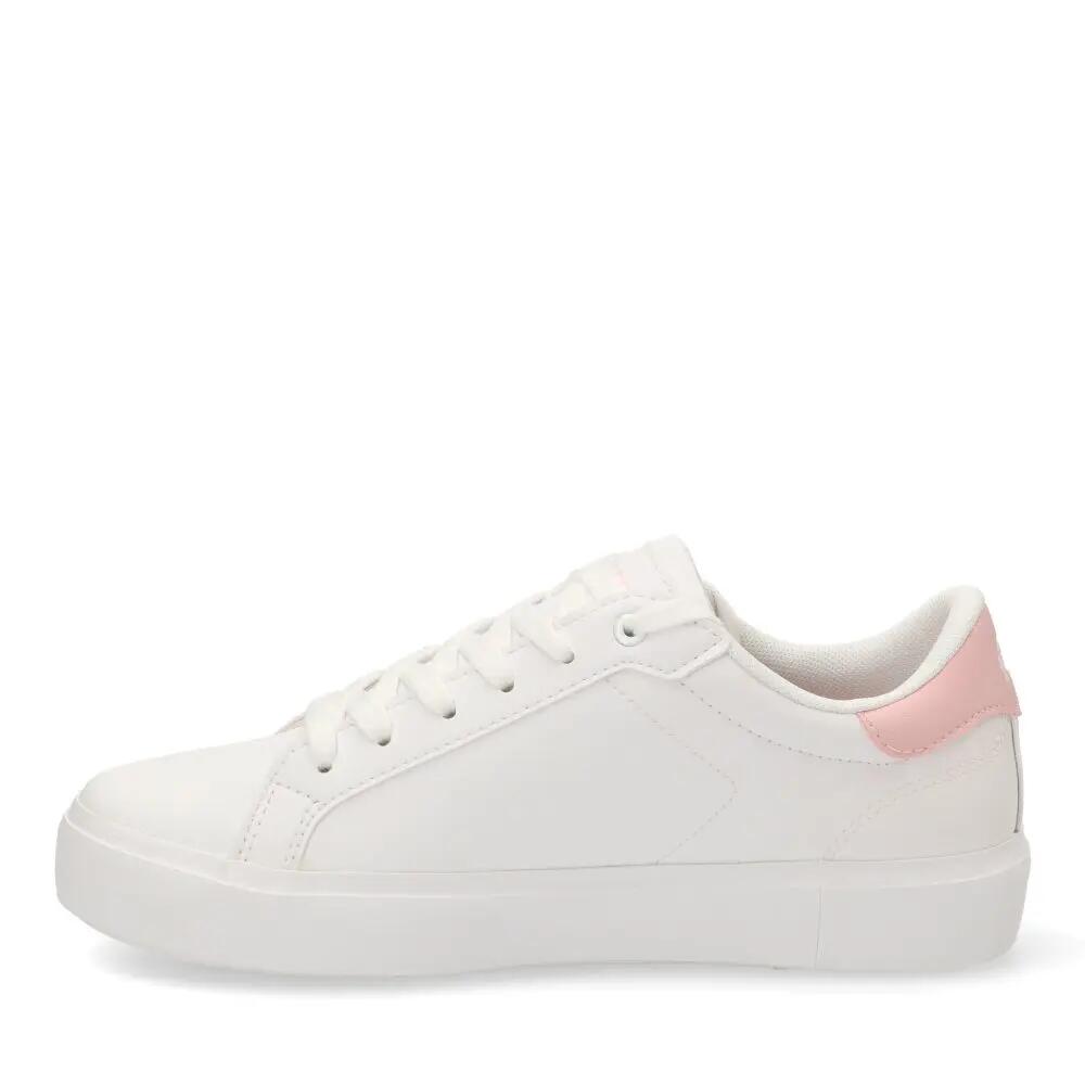 Deportivas Casual Mujer Suela Plana - Modelo 50suj0020 Rosa 3/6