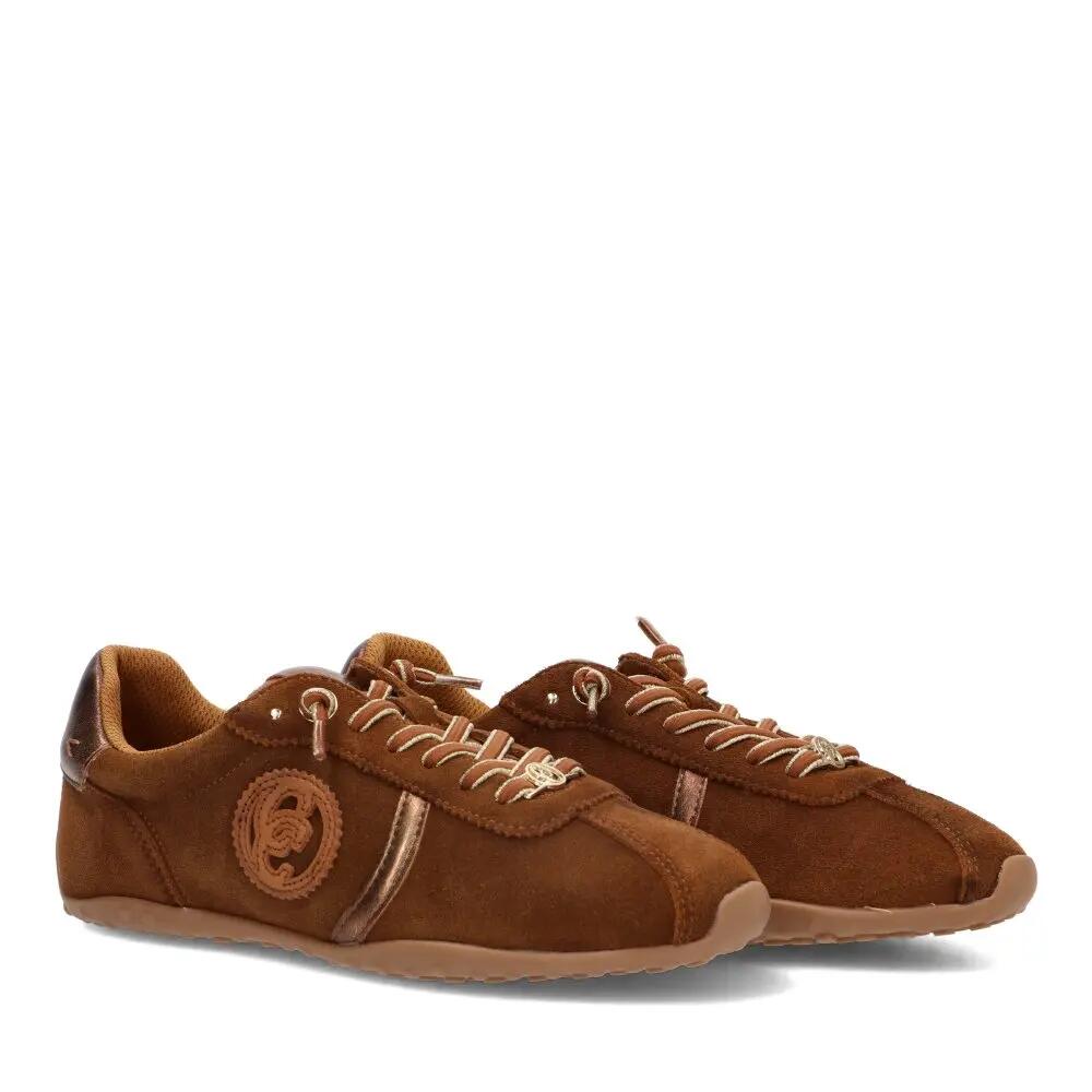 Deportivas Casual Mujer Suela Plana - Modelo 164383 Camel 2/6