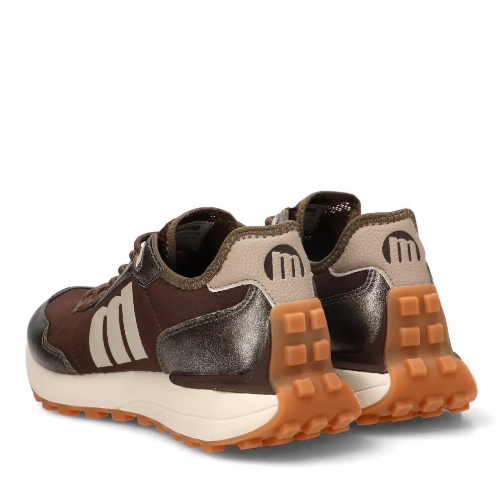 Deportivas Casual Mujer Suela Plana - Modelo 60030 Café 4/6