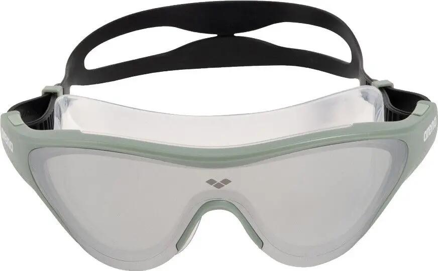 Arena The One Mask Mirror Schwimmbrille Schwarz Silber 2/7