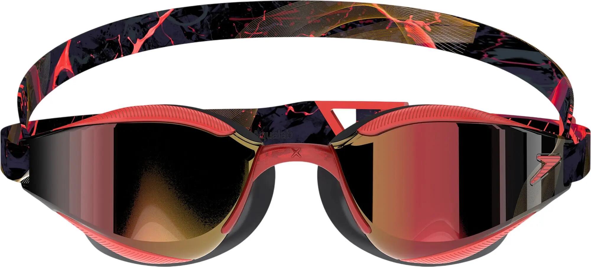 Lunettes de Natation Speedo Fastskin Hyper Elite Mirror Noir/Rouge 2/5
