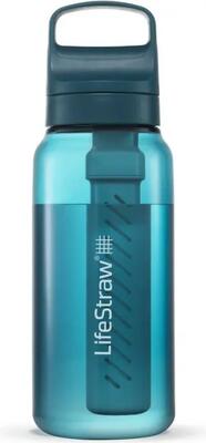 Lifestraw go 2.0 waterfles met filter - 1l - diep blauw