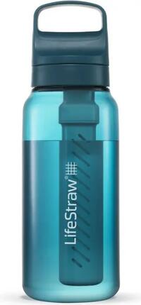 LifeStraw Go 1L Bleu – Bouteille filtrante réutilisable.