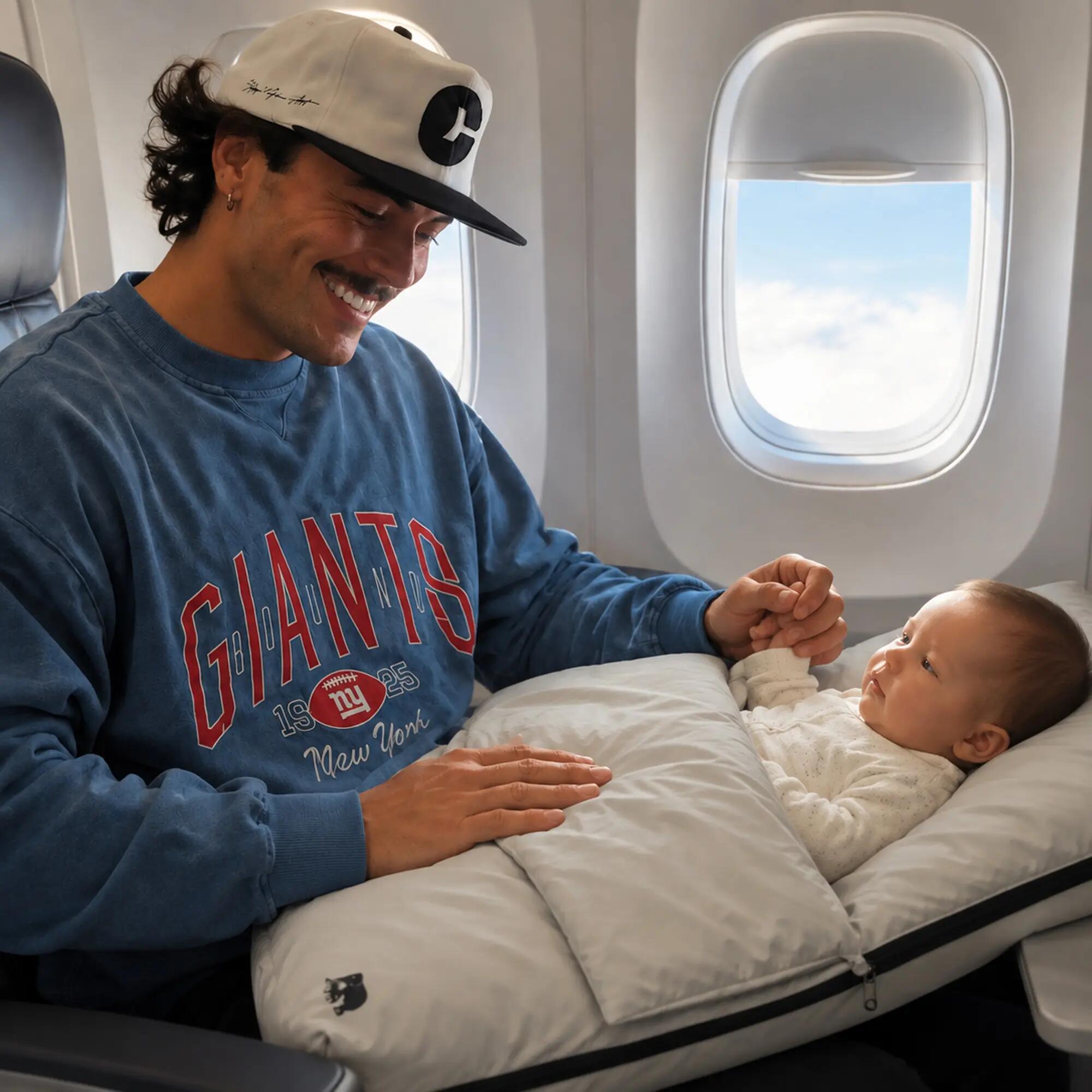 Cuna Avión AirTraveller Almohada de Viaje con Colchón  Bebés de 0 a 2 años 3/7