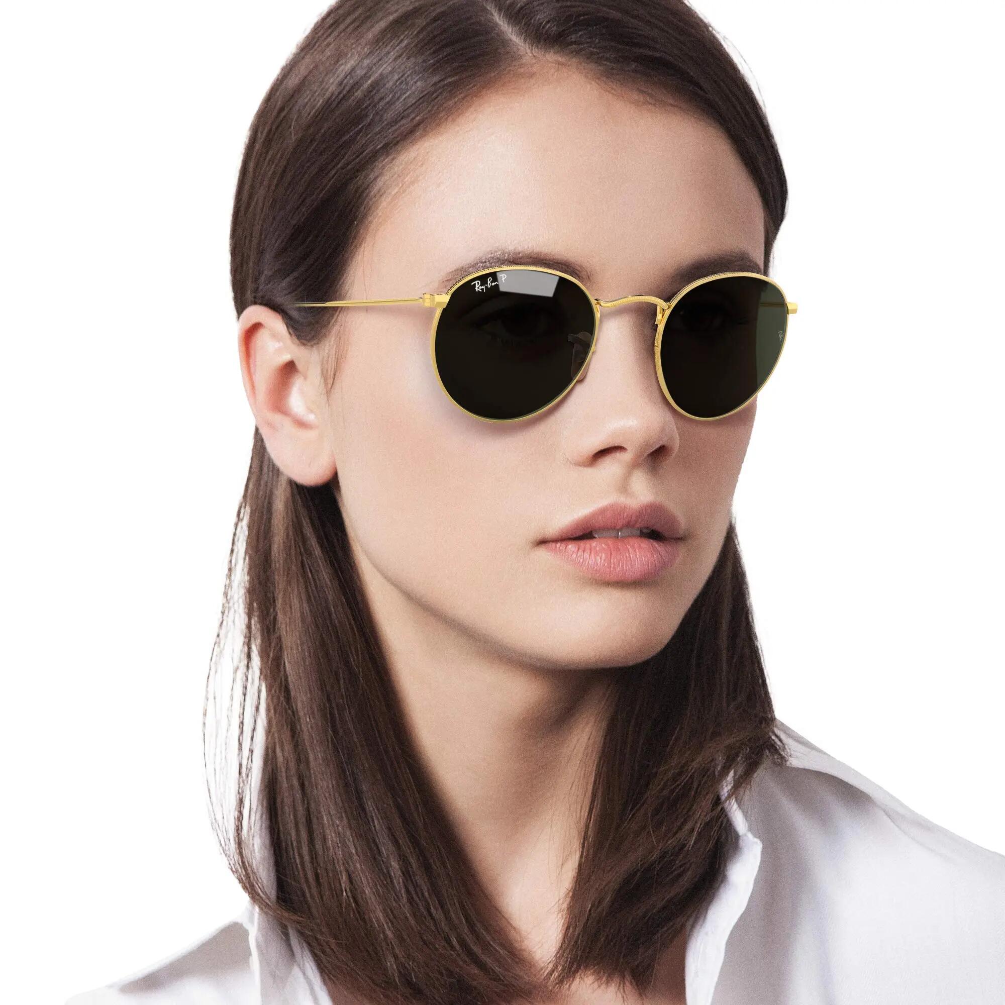 Occhiali da Sole Ray-Ban ROUND METAL RB 3447 unisex Taglia 50/21/145 6/6