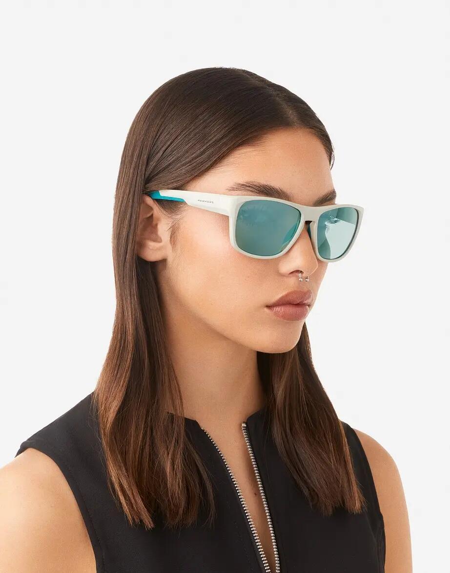 HAWKERS - Zonnebril voor mannen en vrouwen witte jade - GRIP 7/9