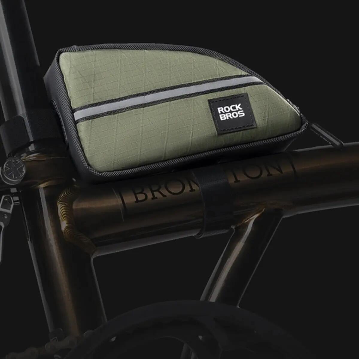 Driehoekige Rockbros fietstas voor het frame 0,8l 2/3