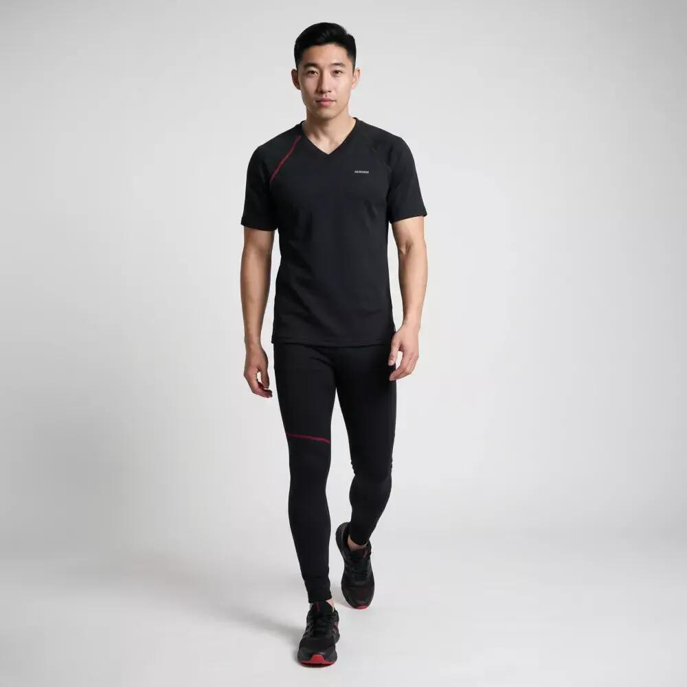 T-shirt de Cyclisme homme Thermique TIKO Noir 3/5