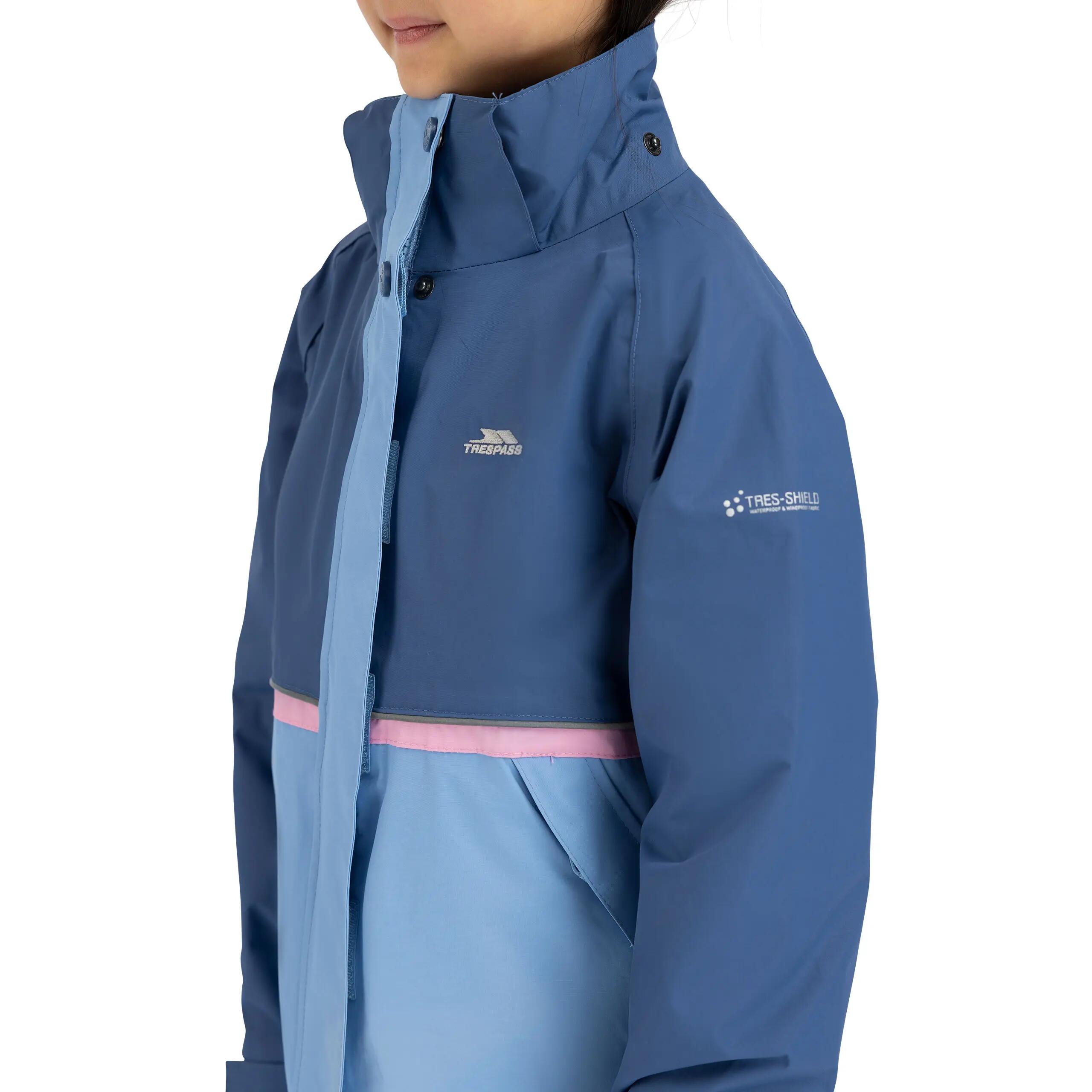Trespass Allora - Jaqueta De Chuva Feminina Tp50 Bluetone 3/5