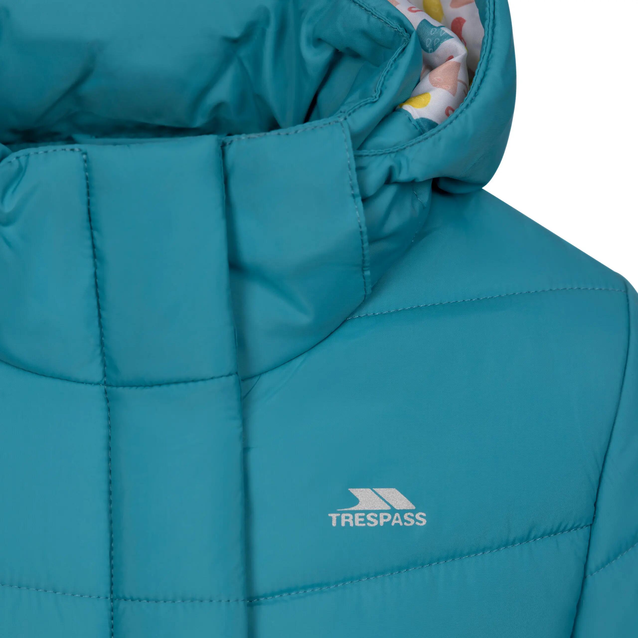 Trespass Ellster veste matelassée femme 7/8 bleu-vert clair 3/5