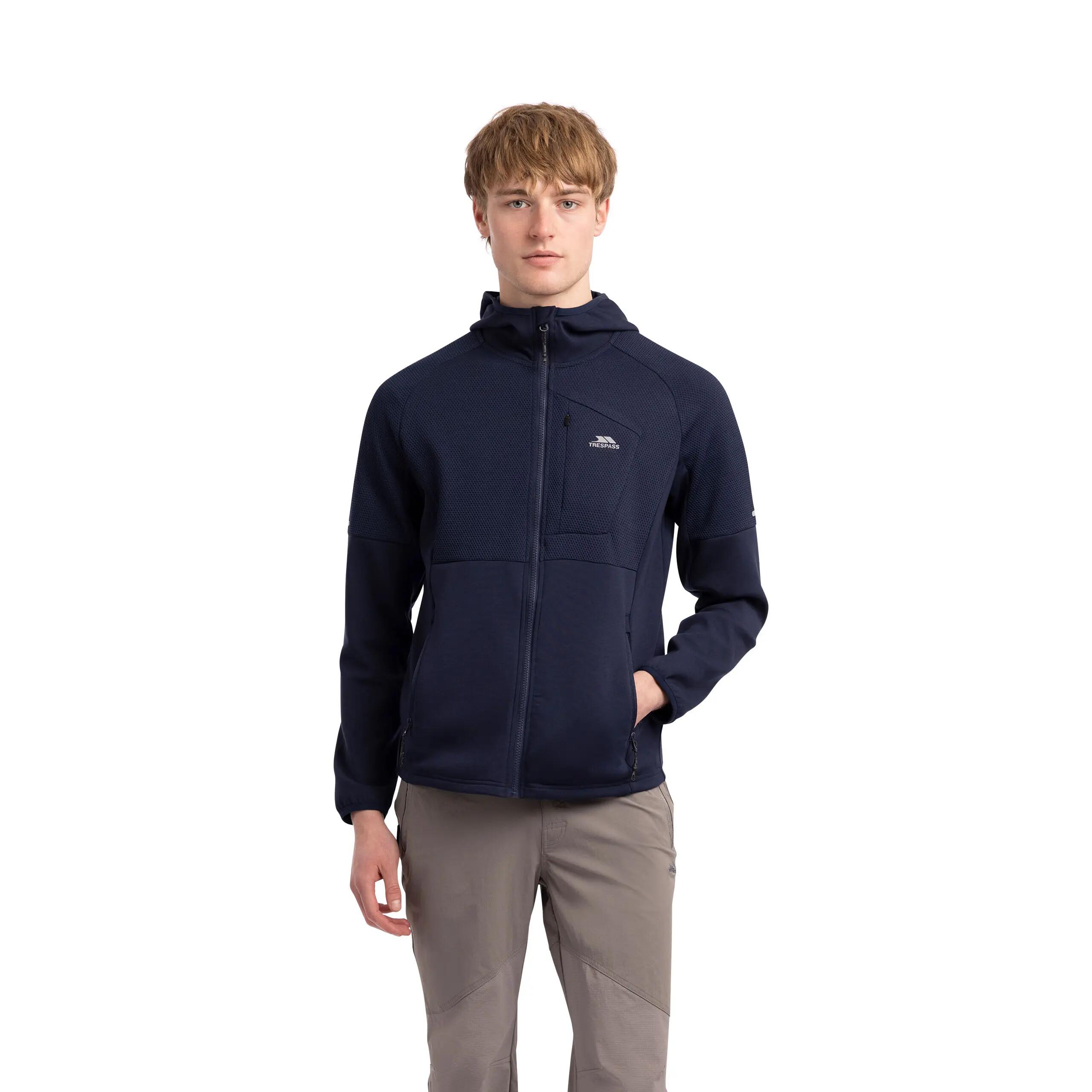 Sweat de sport homme Trespass Bani bleu S 2/5