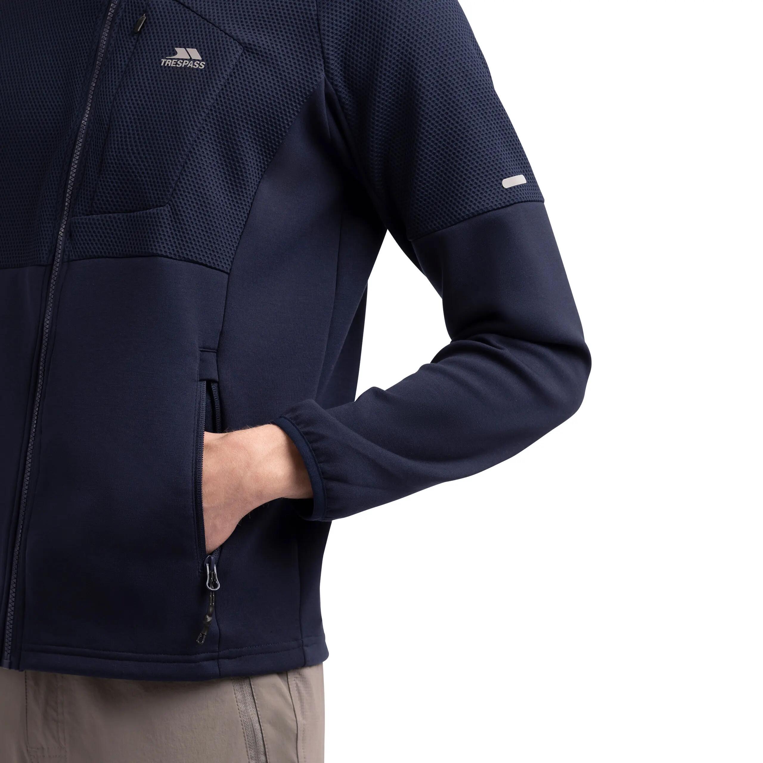Sweat de sport homme Trespass Bani bleu 2XL 4/5